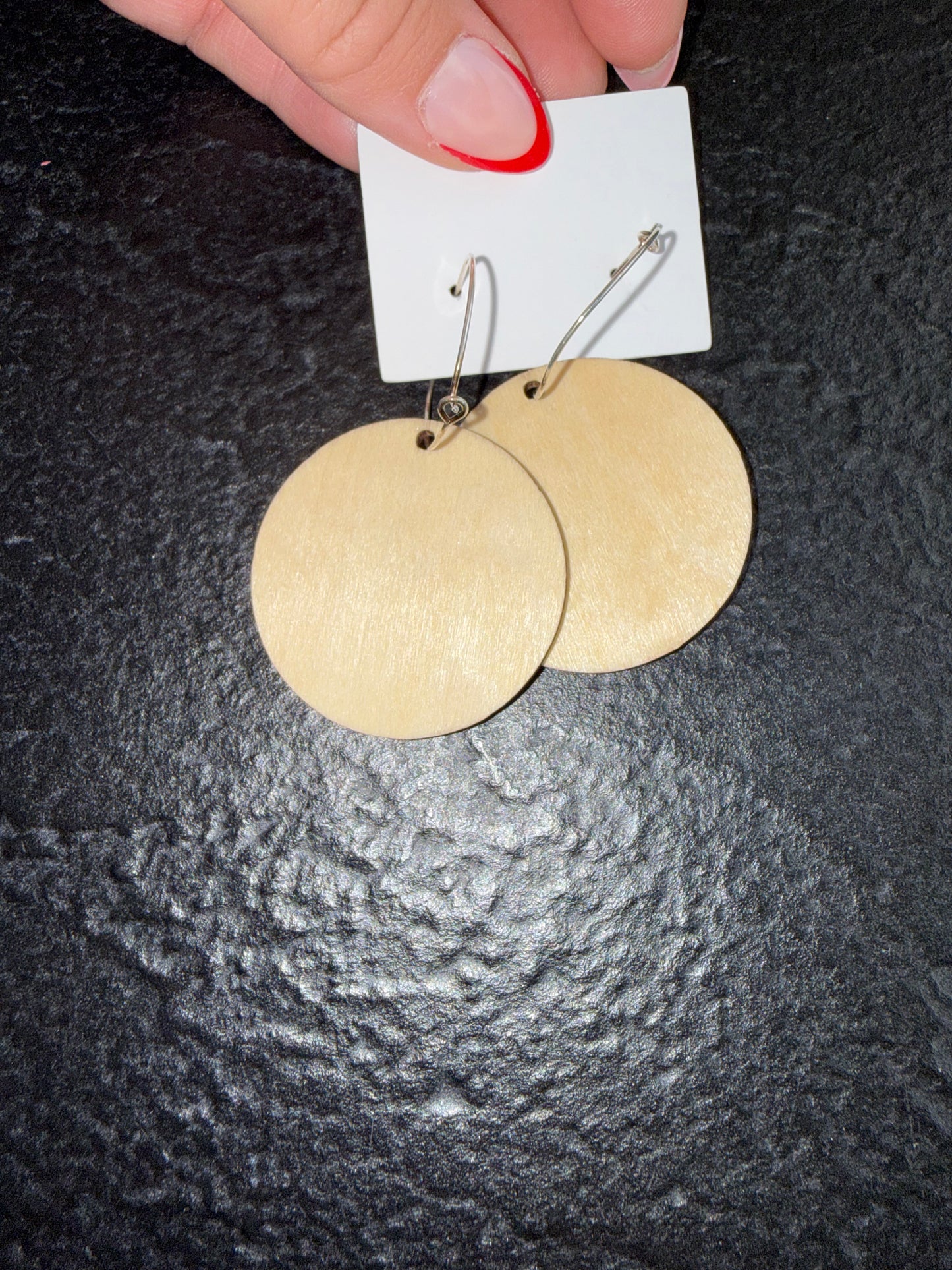 Wooden Teacher Earrings