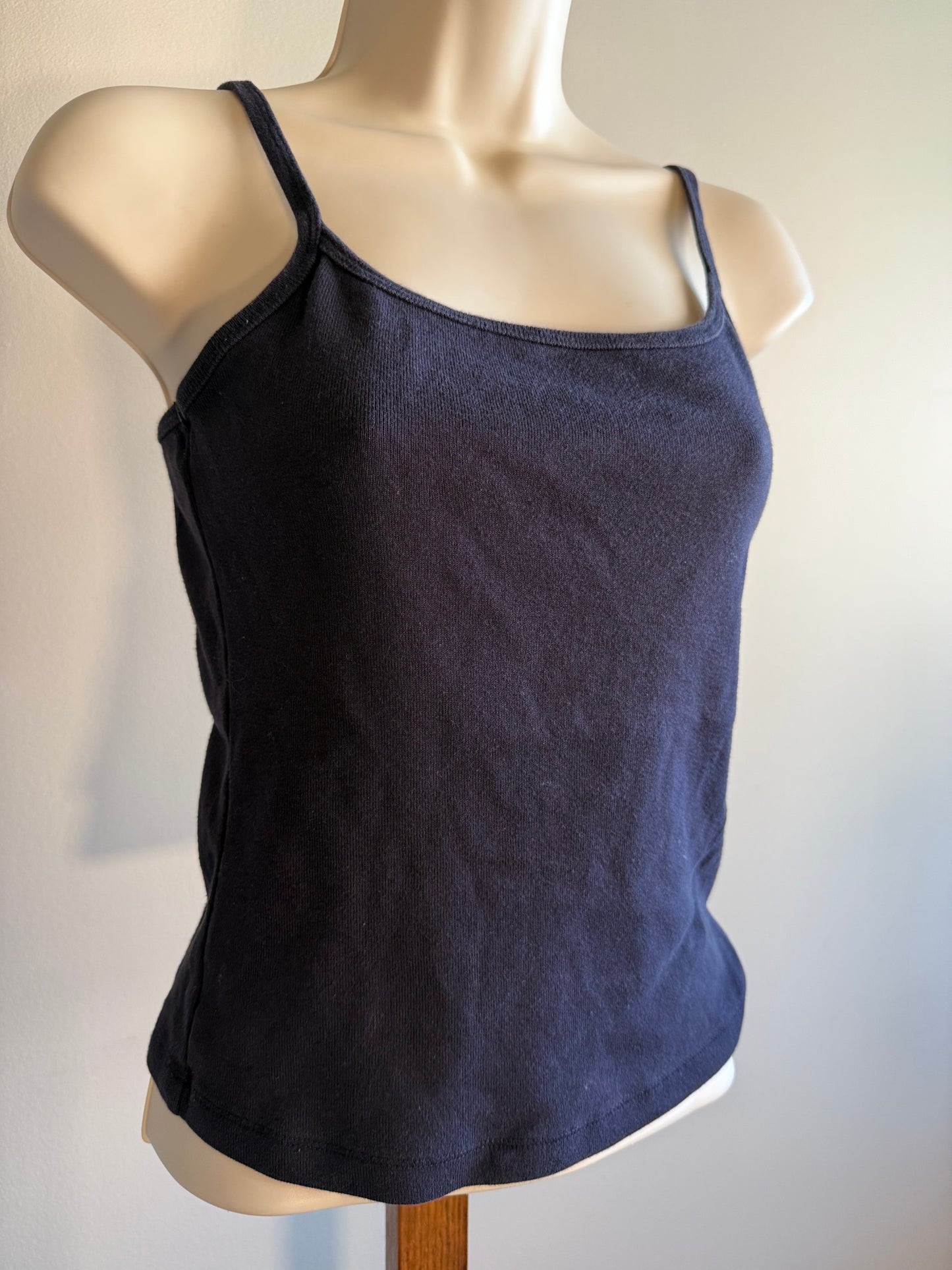 Abercrombie & Fitch (Small) Navy Blue Cropped Tank Top