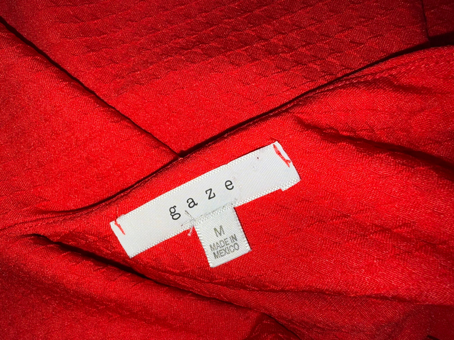 Gaze (Medium) Red Tank Bodysuit