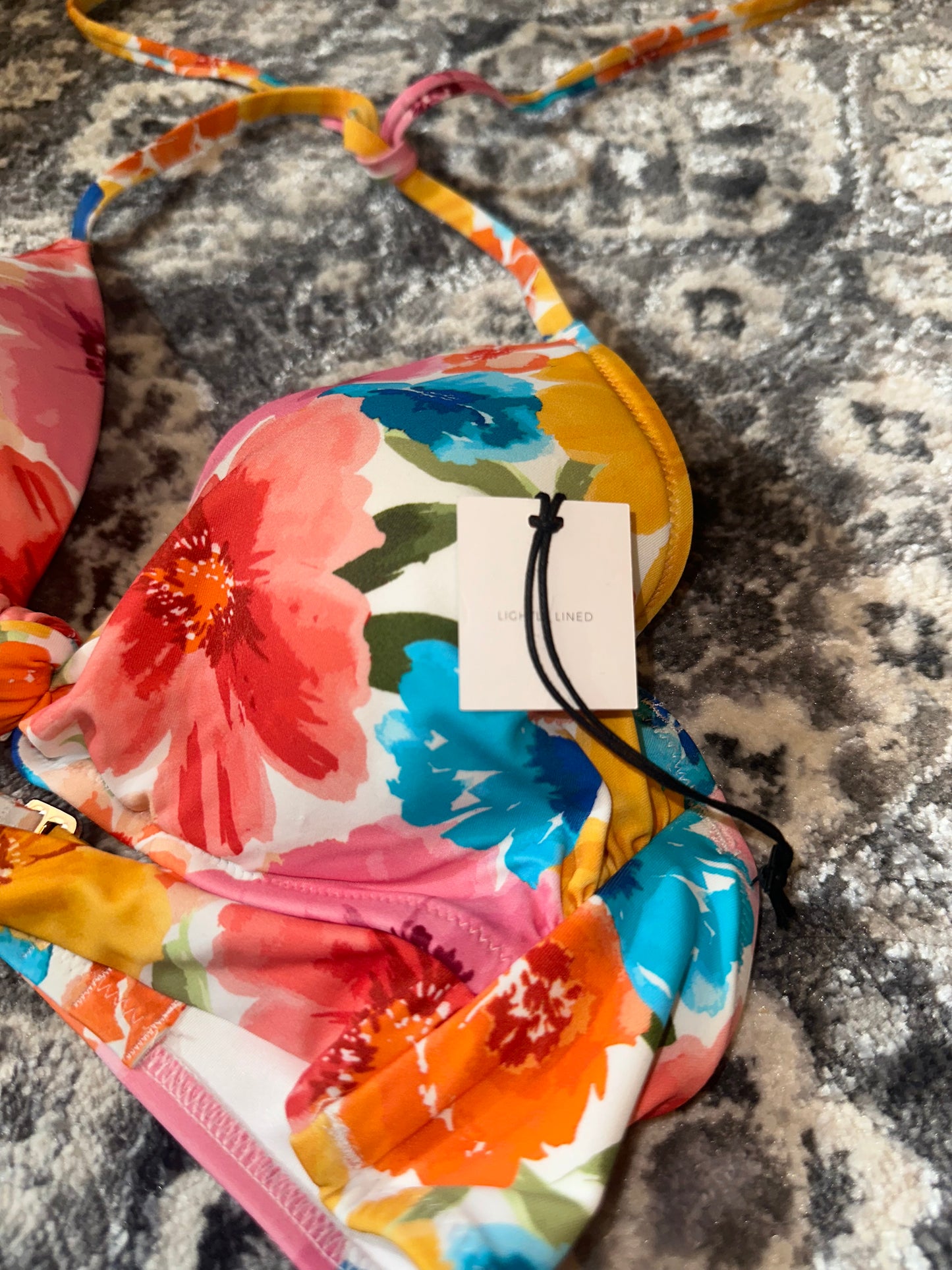 Shade & Shore (XS//Small) Brand New Floral Bikini Top
