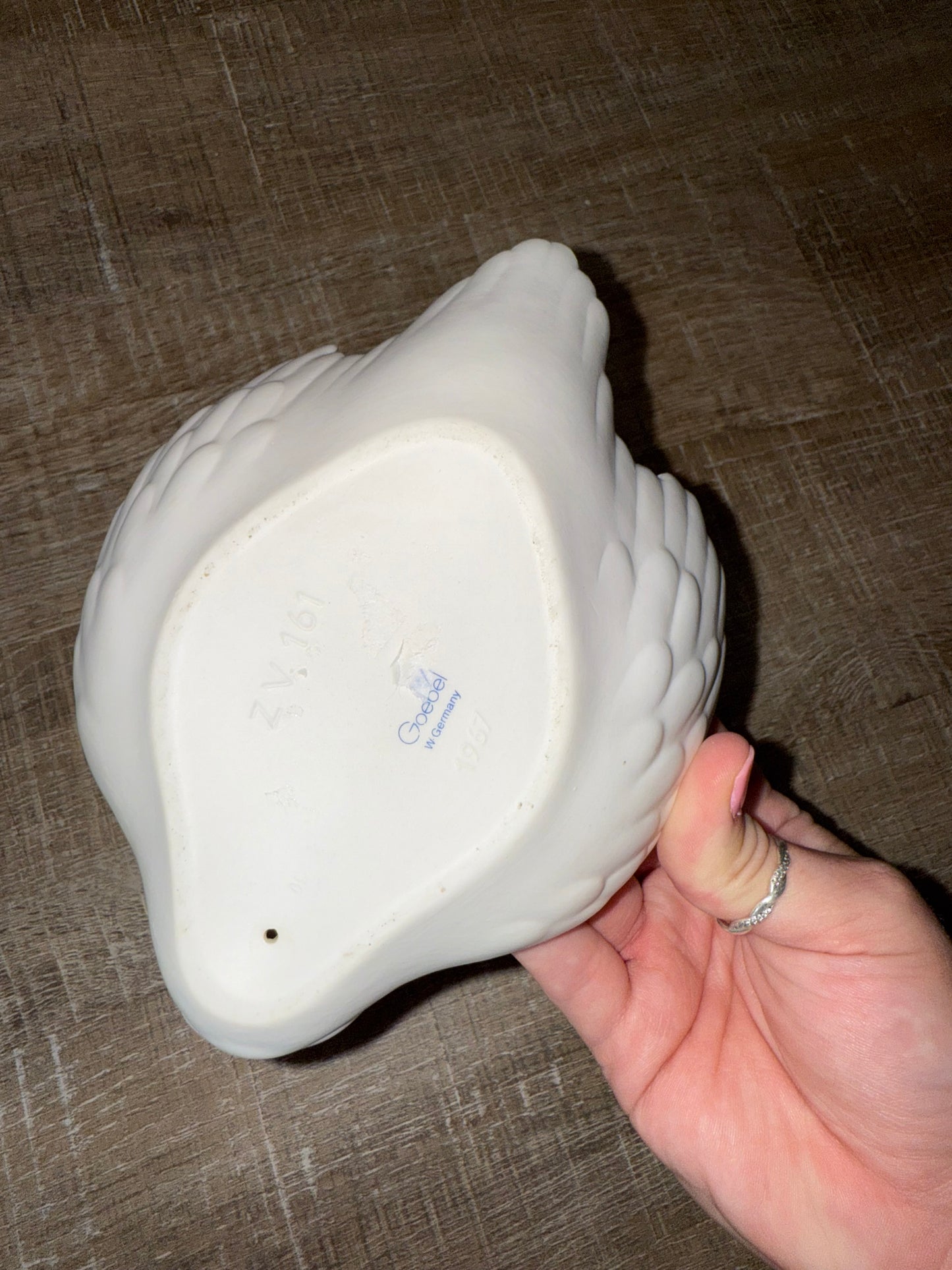 Geobel Vintage Swan Dish From Germany 1967