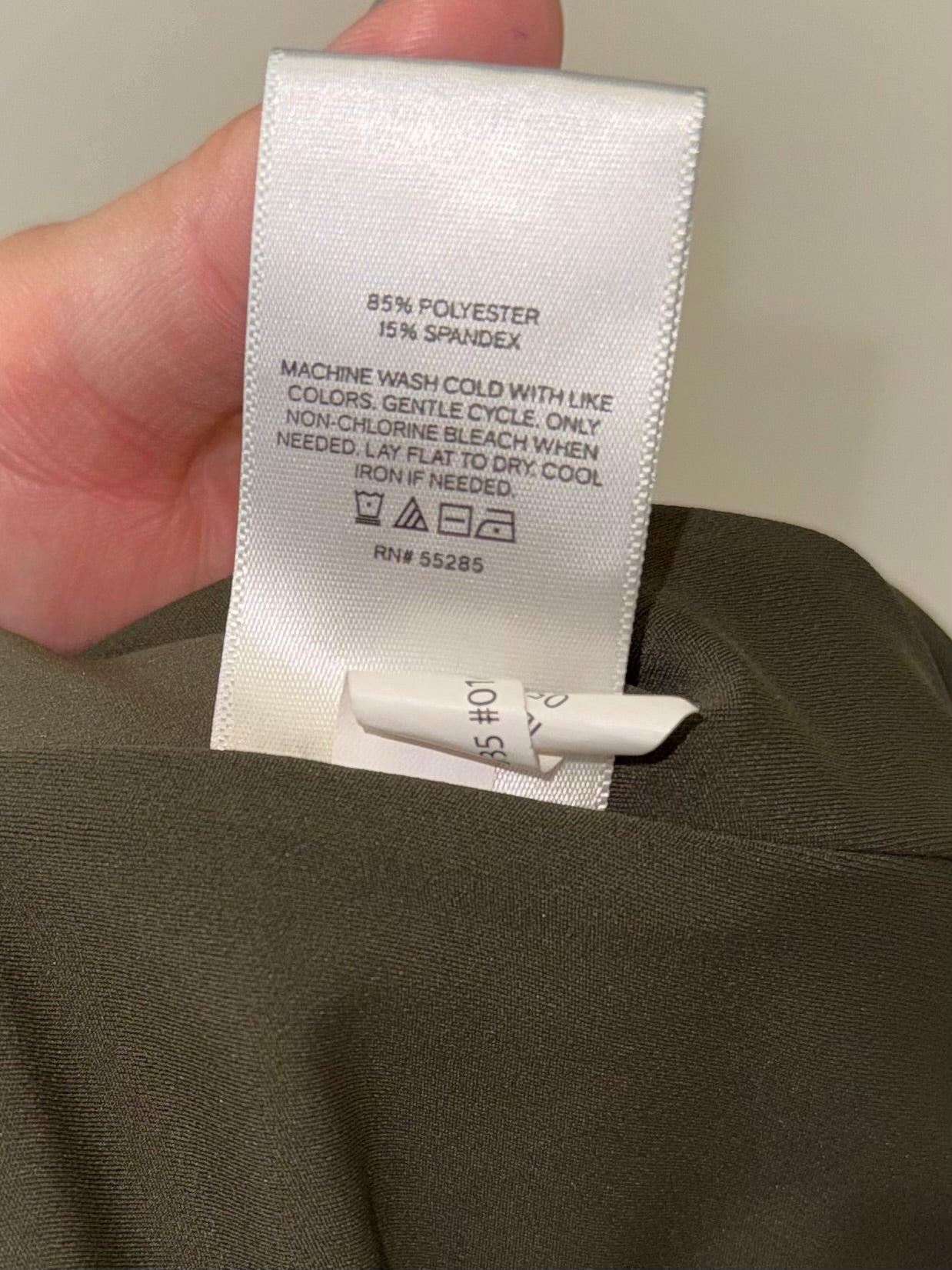 Express (XL) Green Body Contour Bodysuit with Scoop Neck