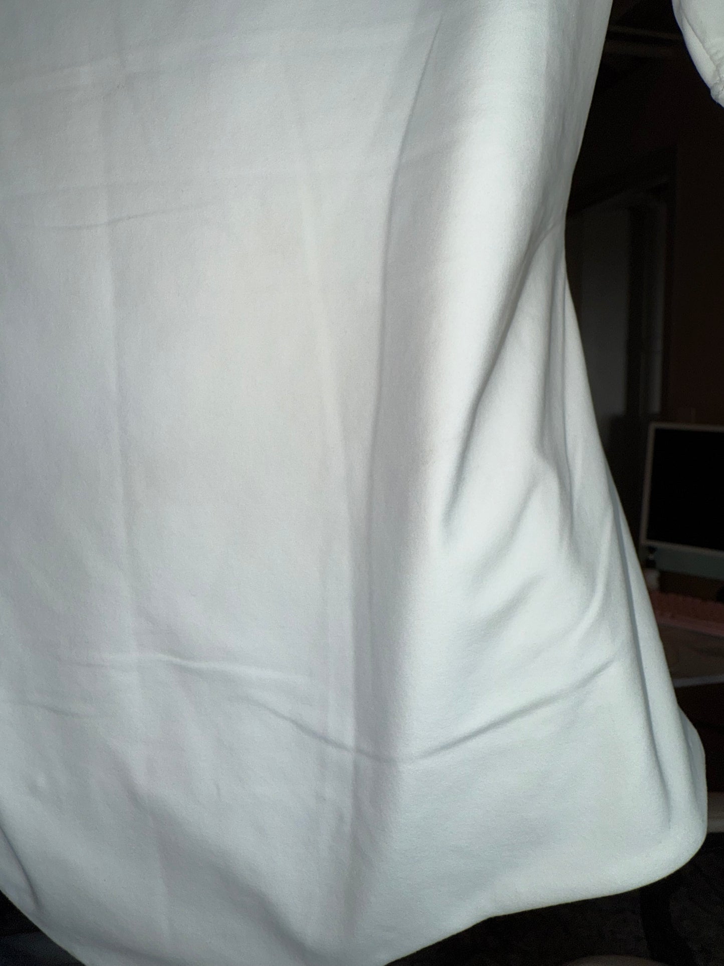 Pumiey (XL) White Short Sleeve Bodysuit