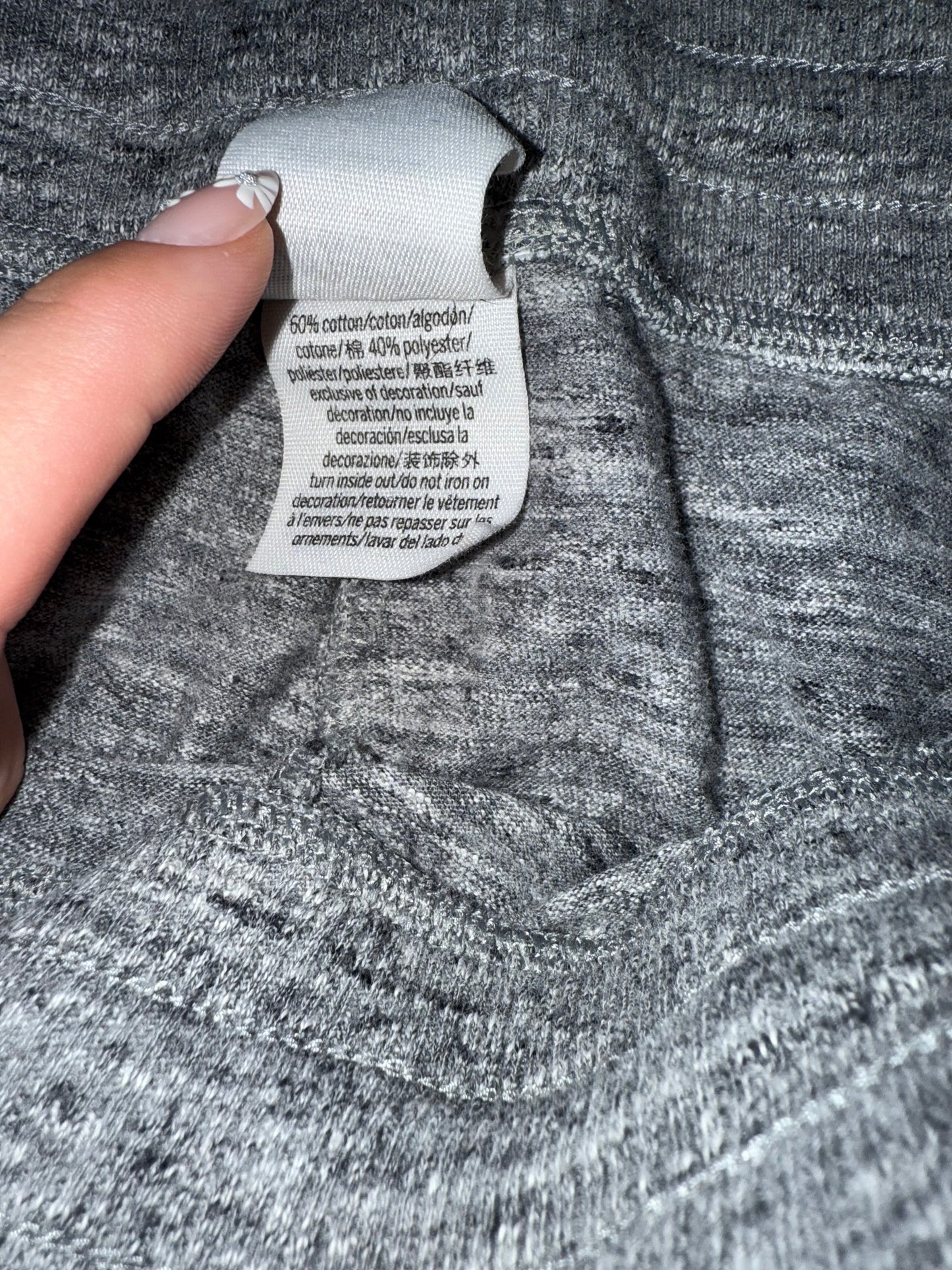 PINK Victoria's Secret (Small) Grey//Pink Lightweight Jogger Sweatpants