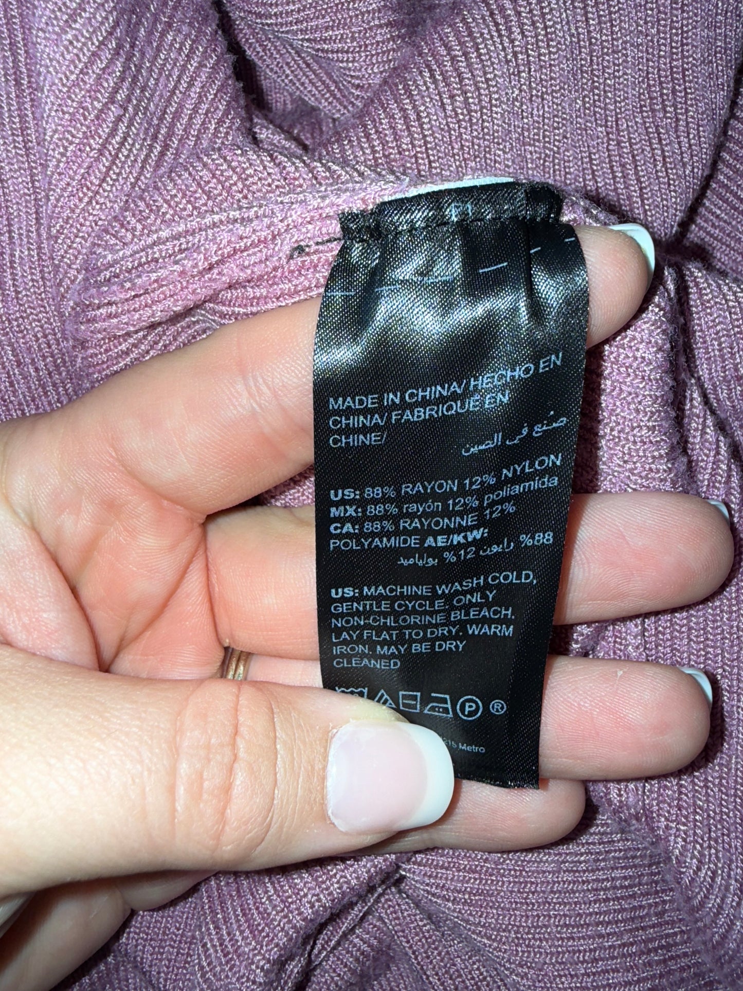 White House Black Market (Small) Purple Business Casual Sweater Cardigan