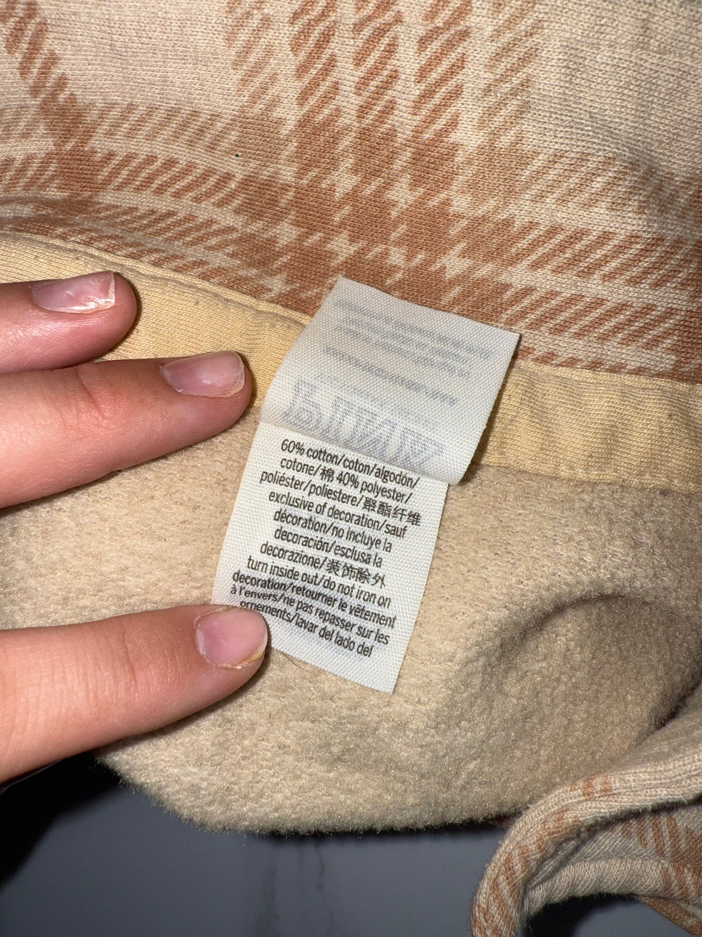 PINK Victoria's Secret (XS) Neutral Flannel Shacket