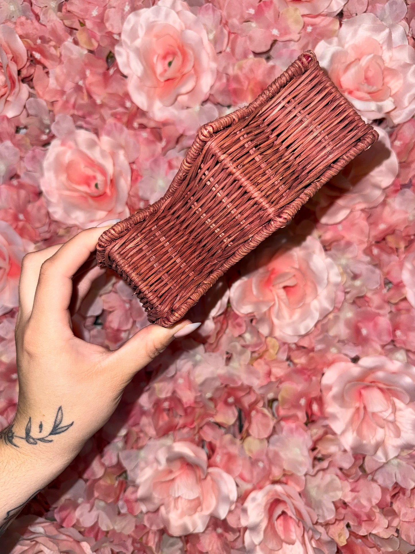 Leaf Woven Wall Hanging Basket