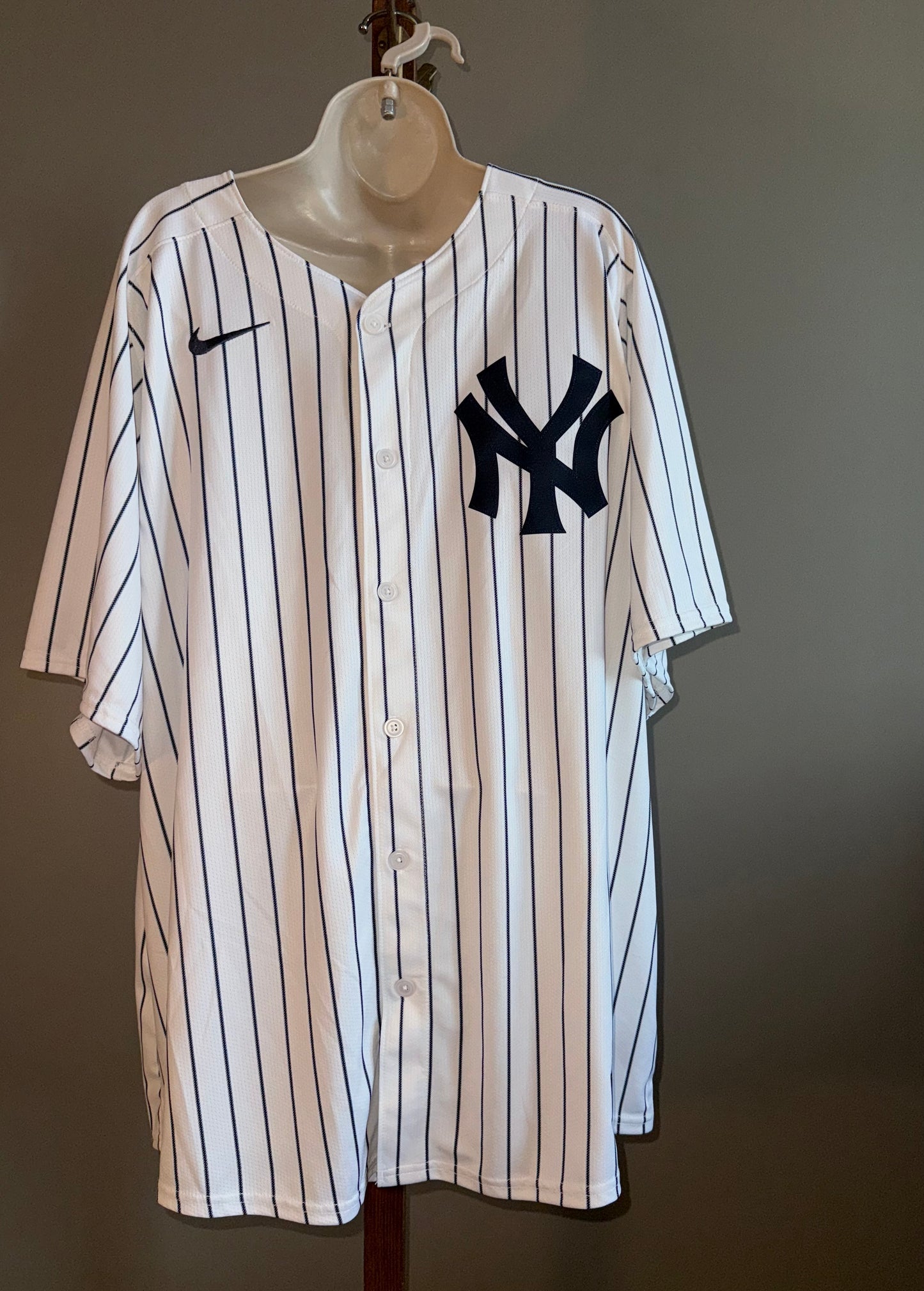 NWT Nike (XXL) Brand New Yankees #48 Striped Button Up Jersey