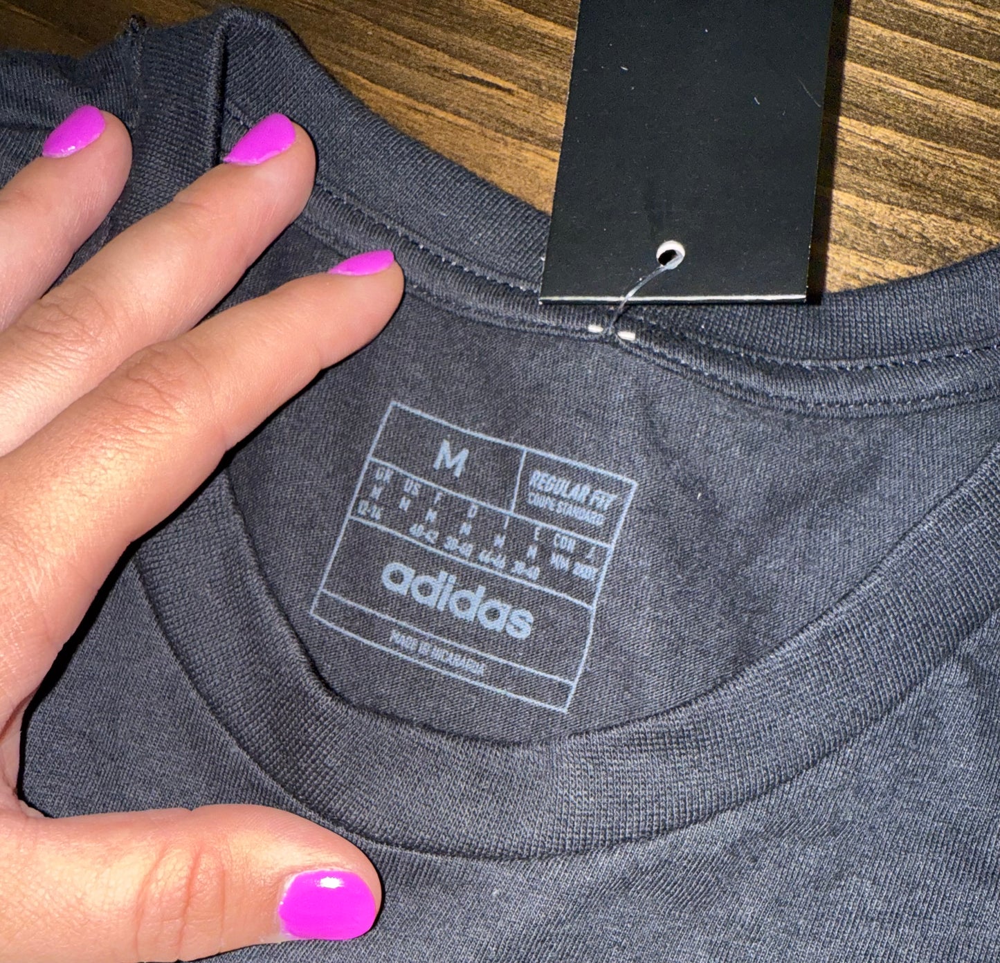 NWT Adidas (Medium) Brand New Black Argentina Regular Fit T-Shirt