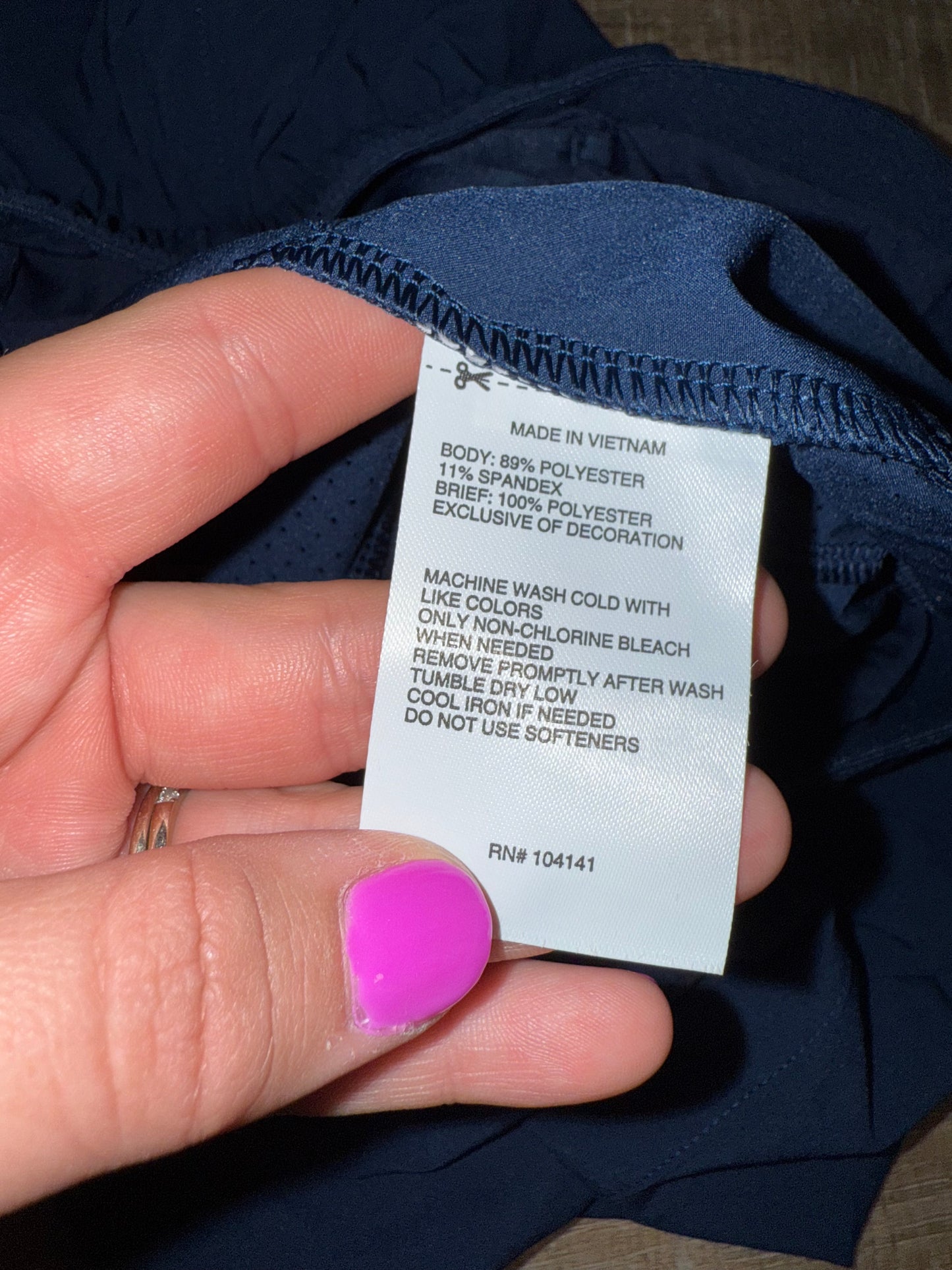 NWT DSG (Small) Brand New Navy Blue 5" Inseam Athletic Fit Shorts