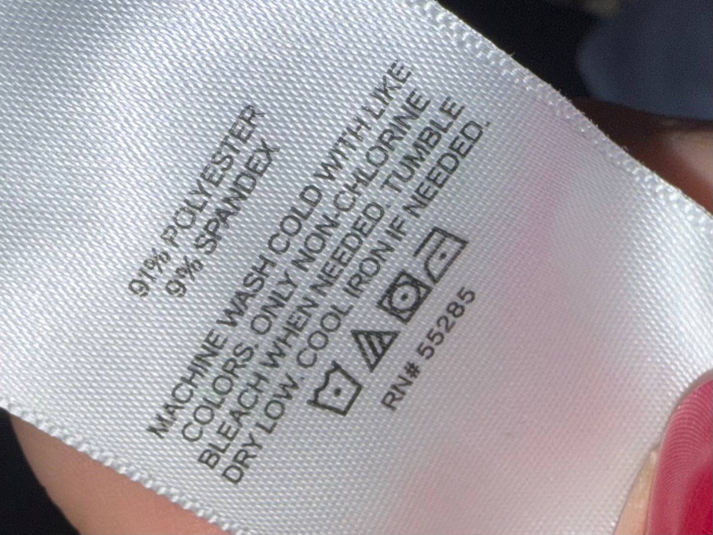 Express (XL) Blue Long Sleeve Body Contour Bodysuit