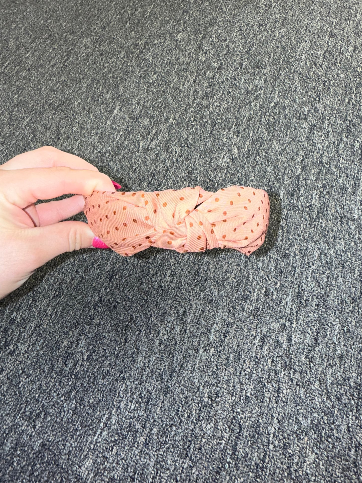 Brand New Neutral Polka Dotted Headband