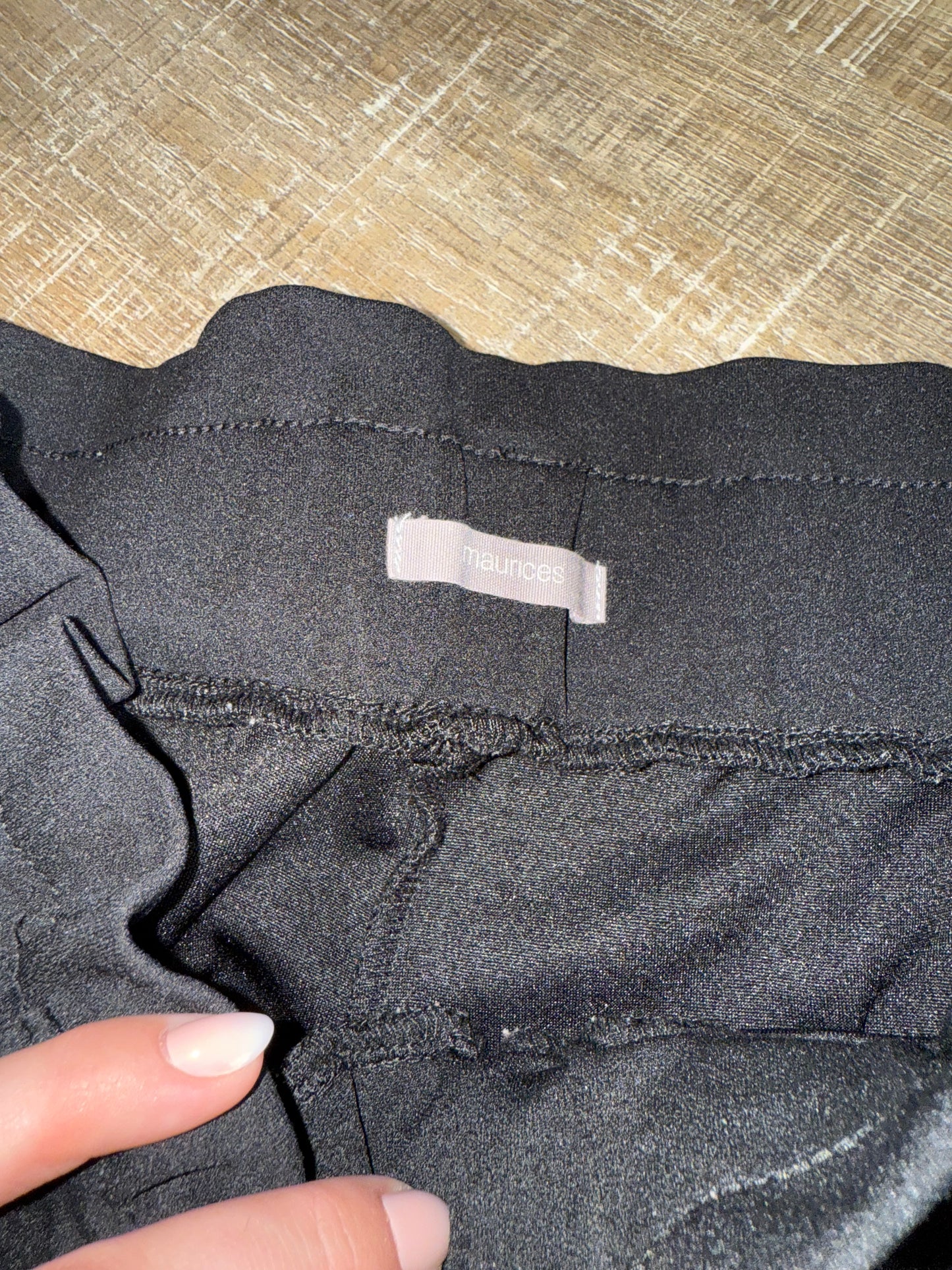 Maurices (XS) Black Dress Pants with Stretchy Waistband