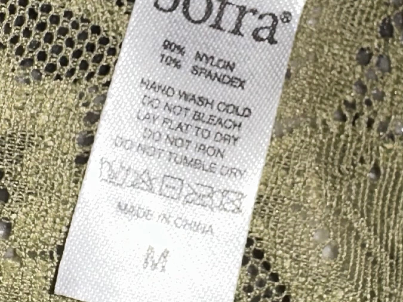 NWT Sofra (Medium) Brand New Green Lace Cheeky Undies