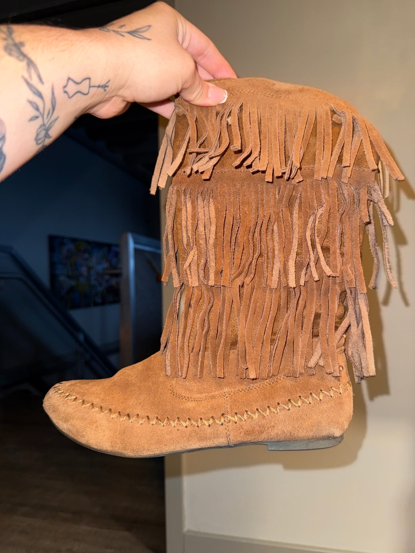 Kohl's (8) Brown Tassel Boots