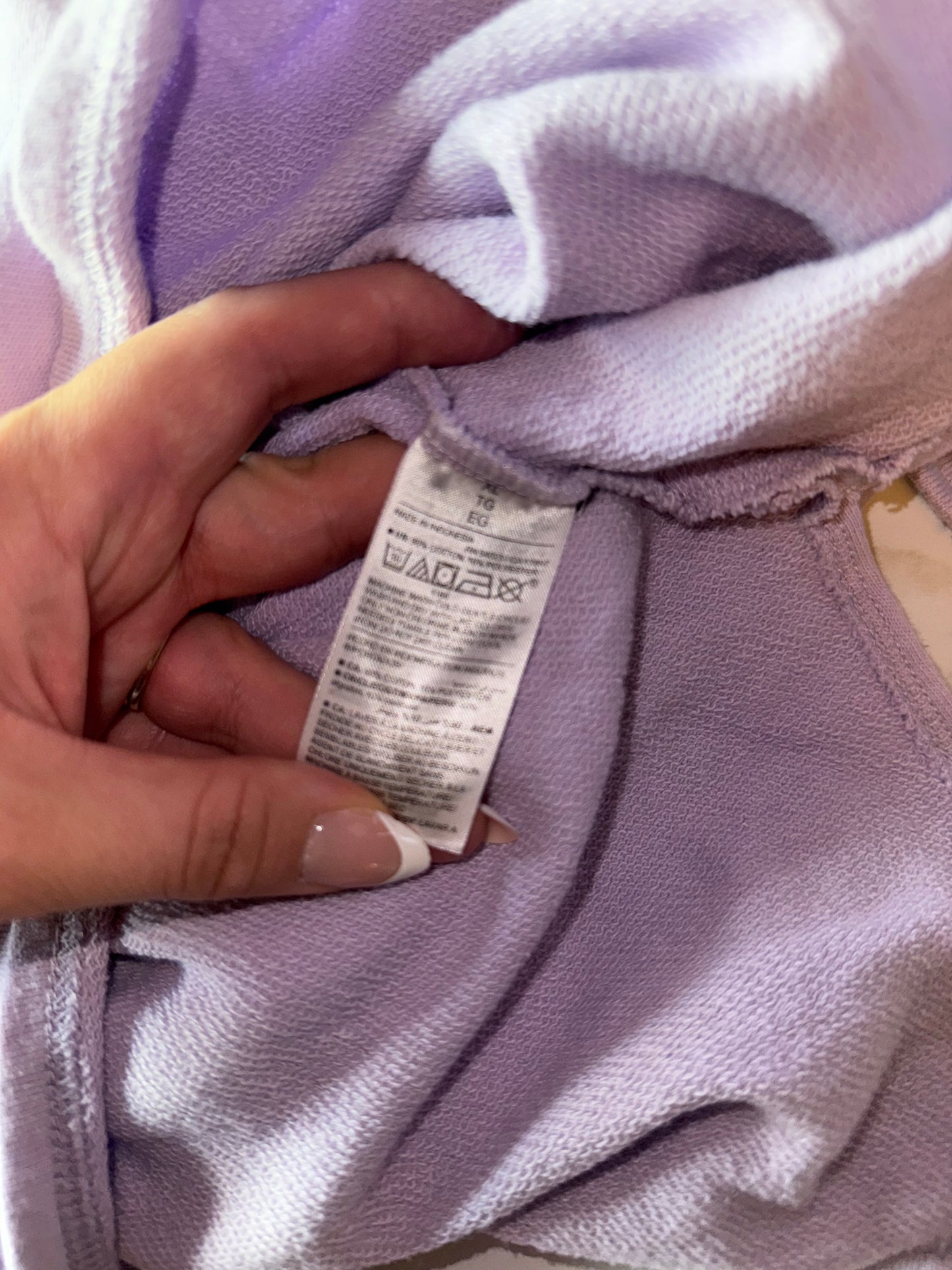 Old Navy (XL) Purple Loose Fit V-Neck Hoodie