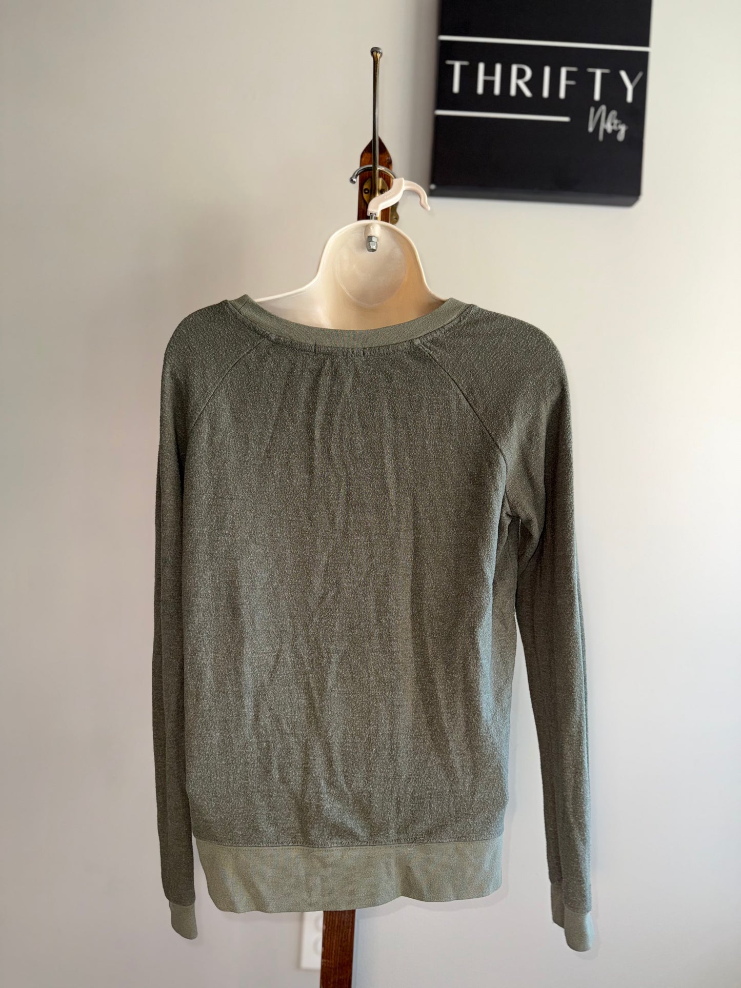 Grayson Threads (XS) 'Good Vibes Only' Green Crewneck Sweatshirt