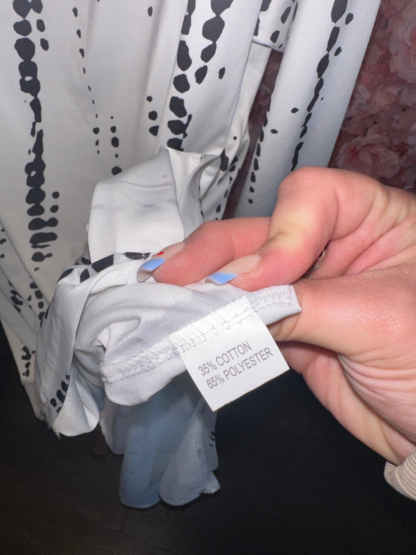 *FREE WITH PURCHASE* KidsForm (Medium) Brand New B&W Pattern Maxi Long Sleeve Dress with Slit