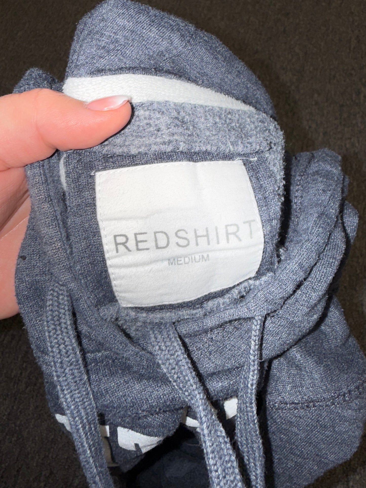 *FREE WITH PURCHASE* Redshirt (Medium) Grey//White Kent State Hoodie