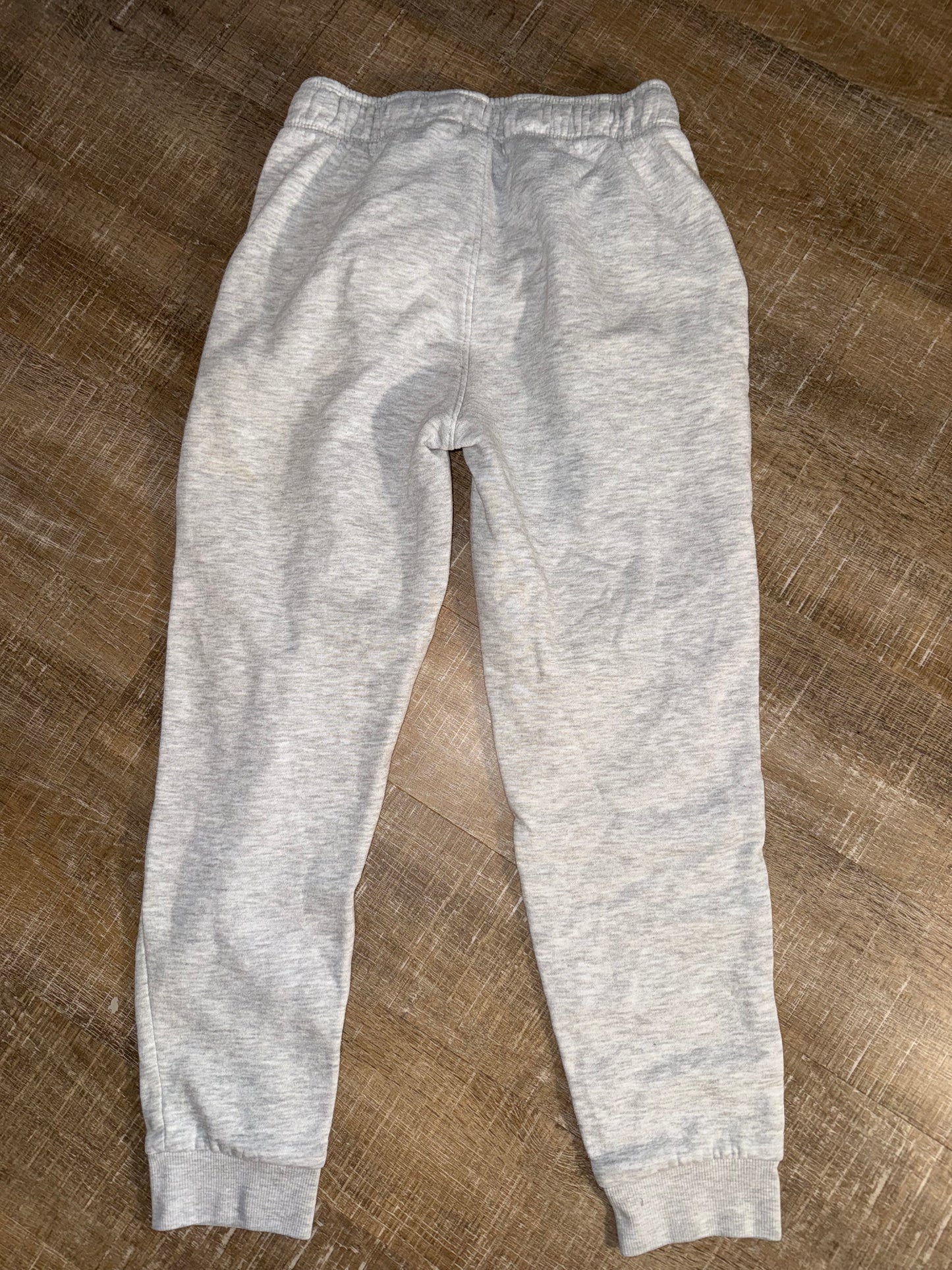 Puma (Kids Medium) Grey//Yellow Jogger Sweatpants