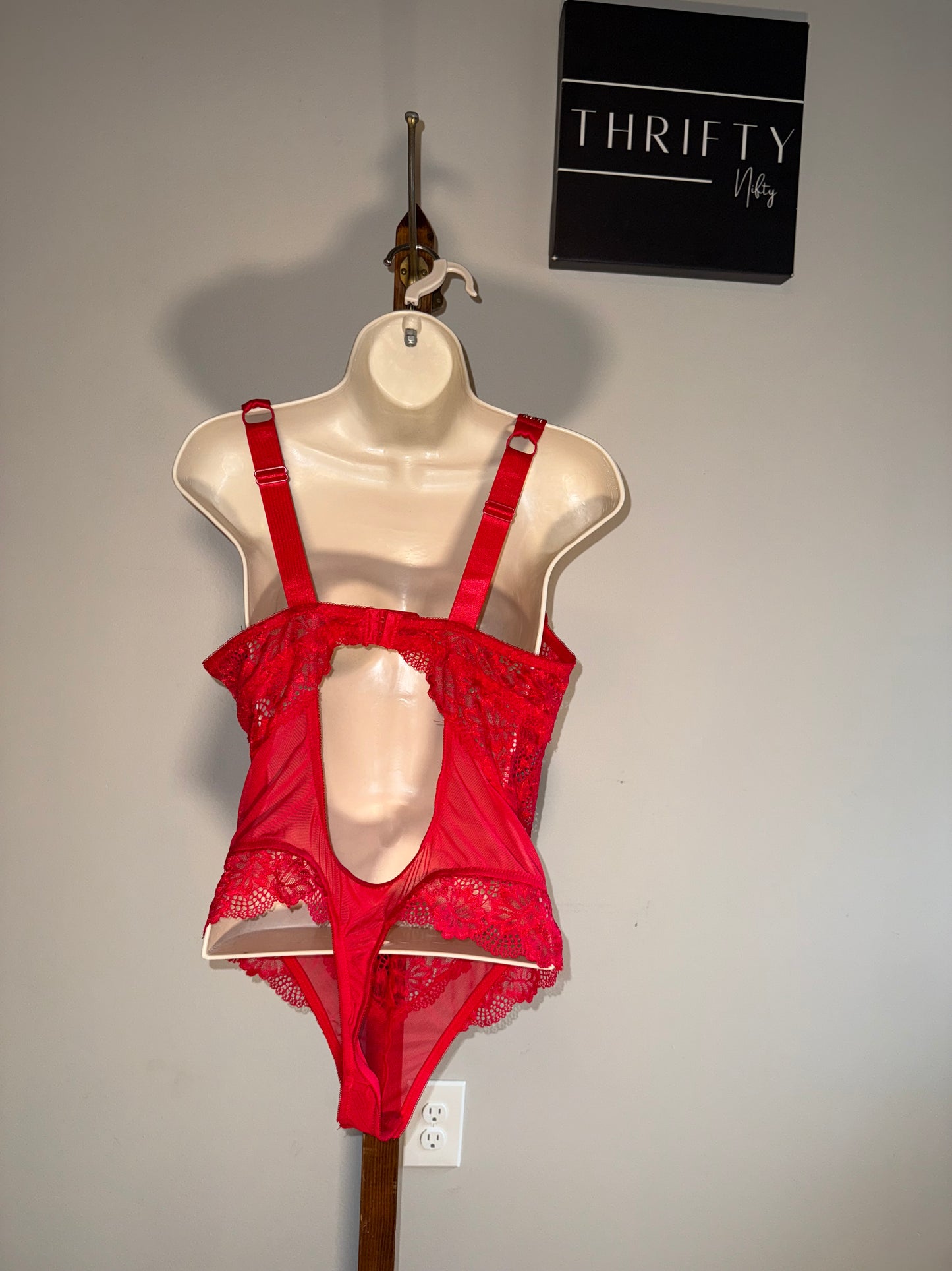 NWT Juicy Couture (Large) Brand New Red Lace Lingerie