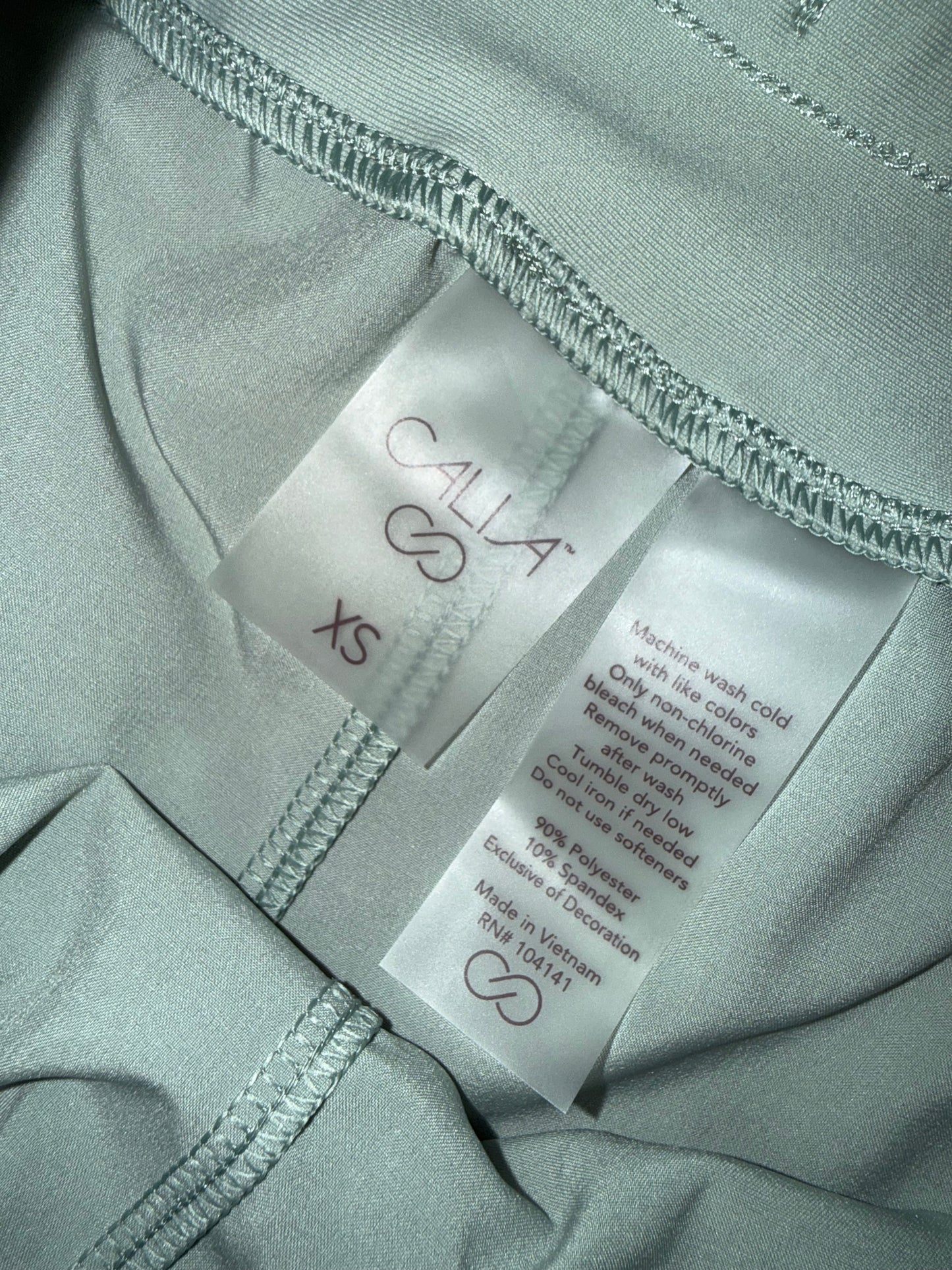 Calia (XS) Mint Green Sporty Drawstring Shorts
