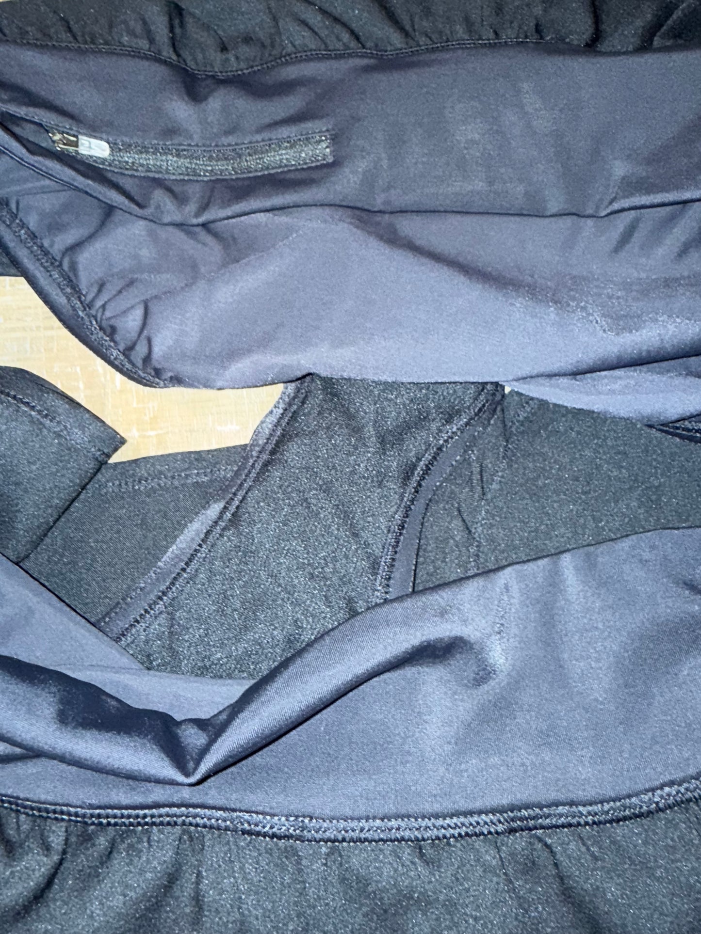 Nike (2X) LIKE NEW Black Swim Skirt with Built in Undies