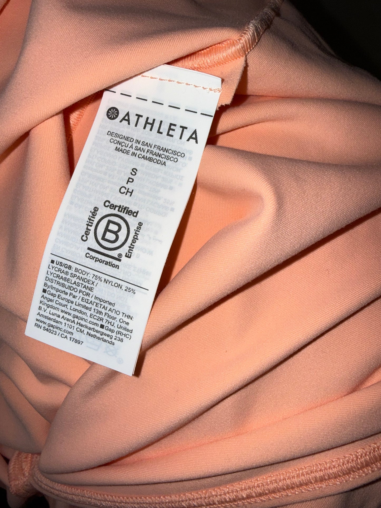NWT Athleta (Small) Brand New Orange Be Free Maxi Skirt