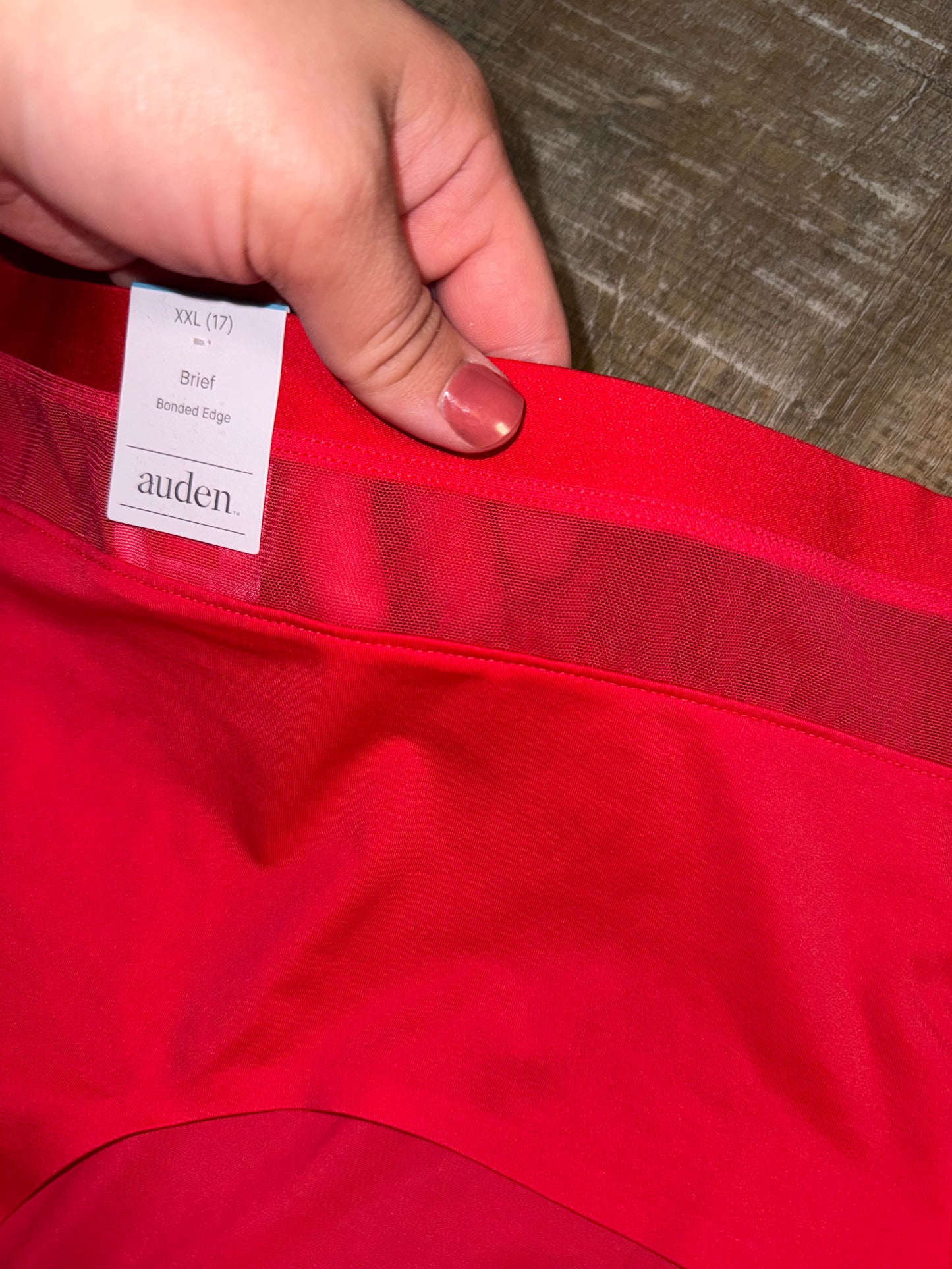 NWT Auden (XXL) Brand New 2 Pairs of Blue and Red Brief Underwear Set