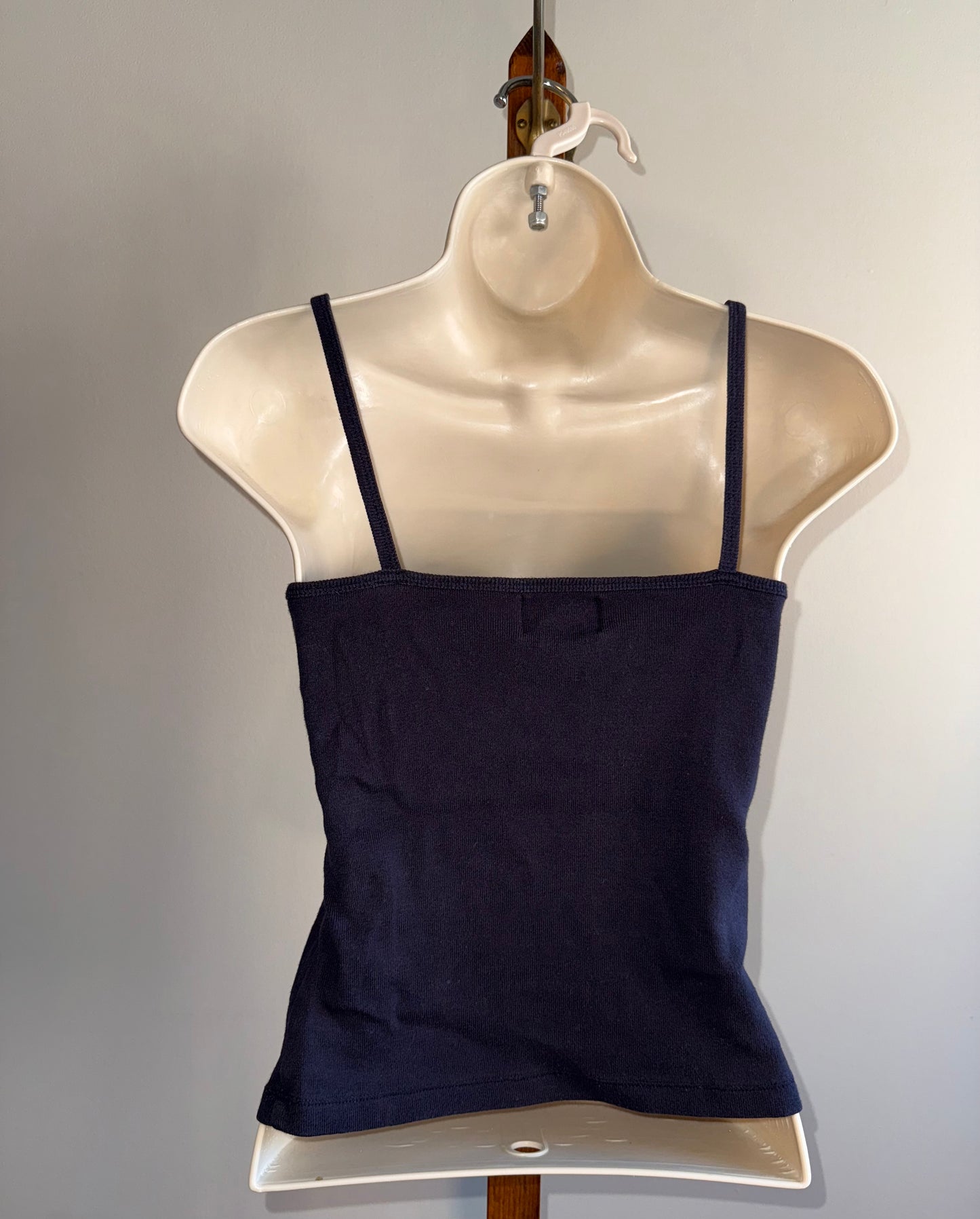 Abercrombie & Fitch (Small) Navy Blue Cropped Tank Top