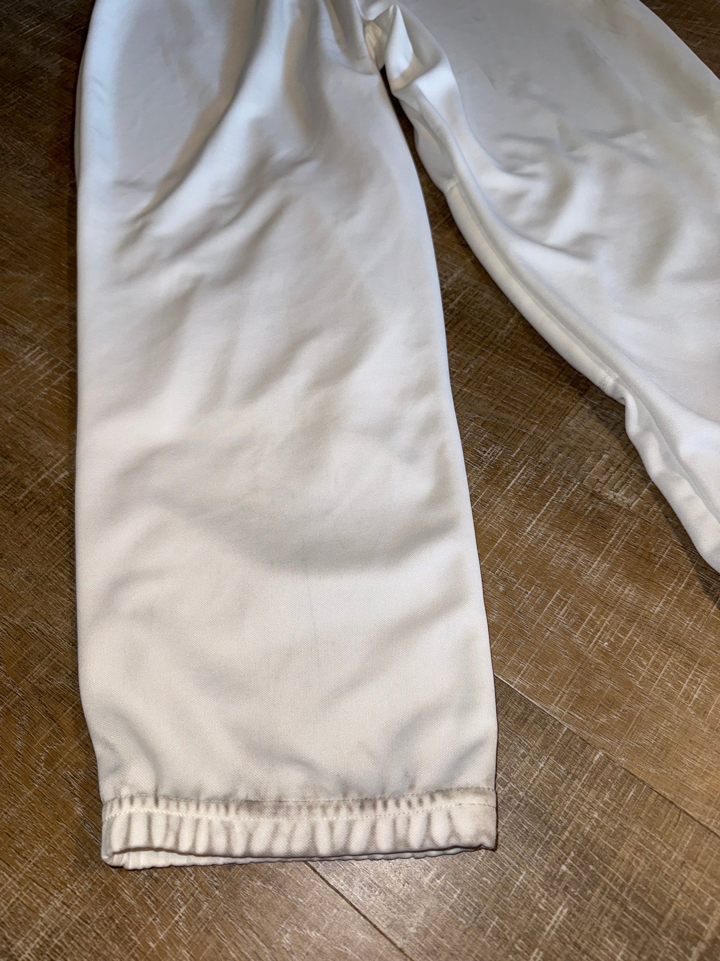 adidas (XL) White Traditional Baseball Pants