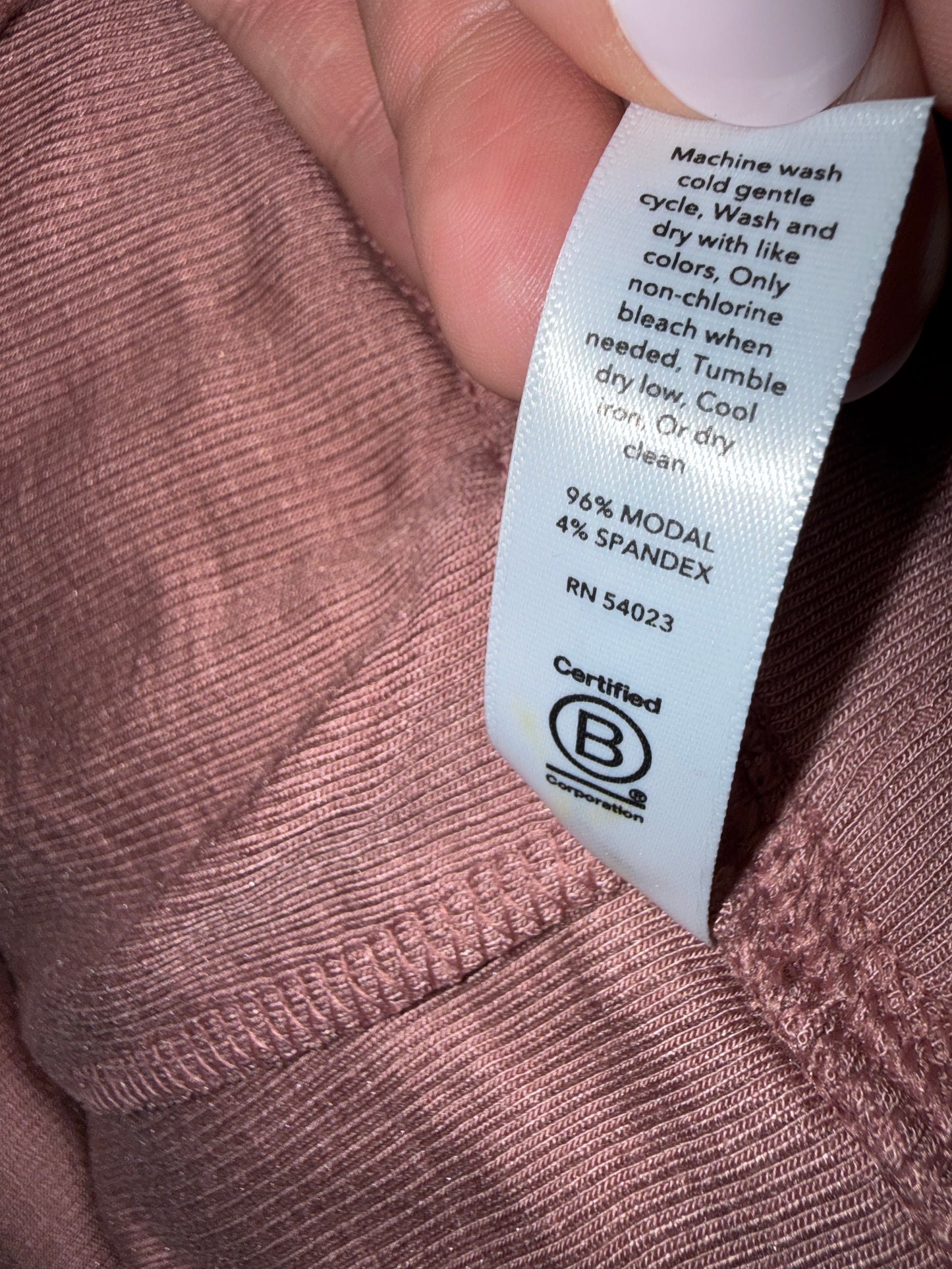 NWT Athleta (Medium) Brand New Blush Pink Well Rested Rib Sleep Short