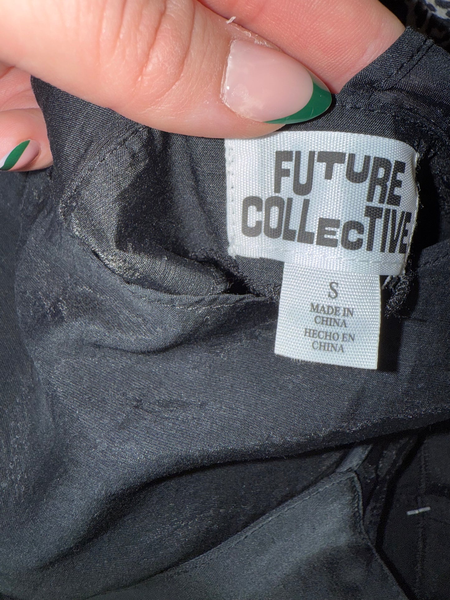 NWT Future Collective Brand New Black Maxi Dress