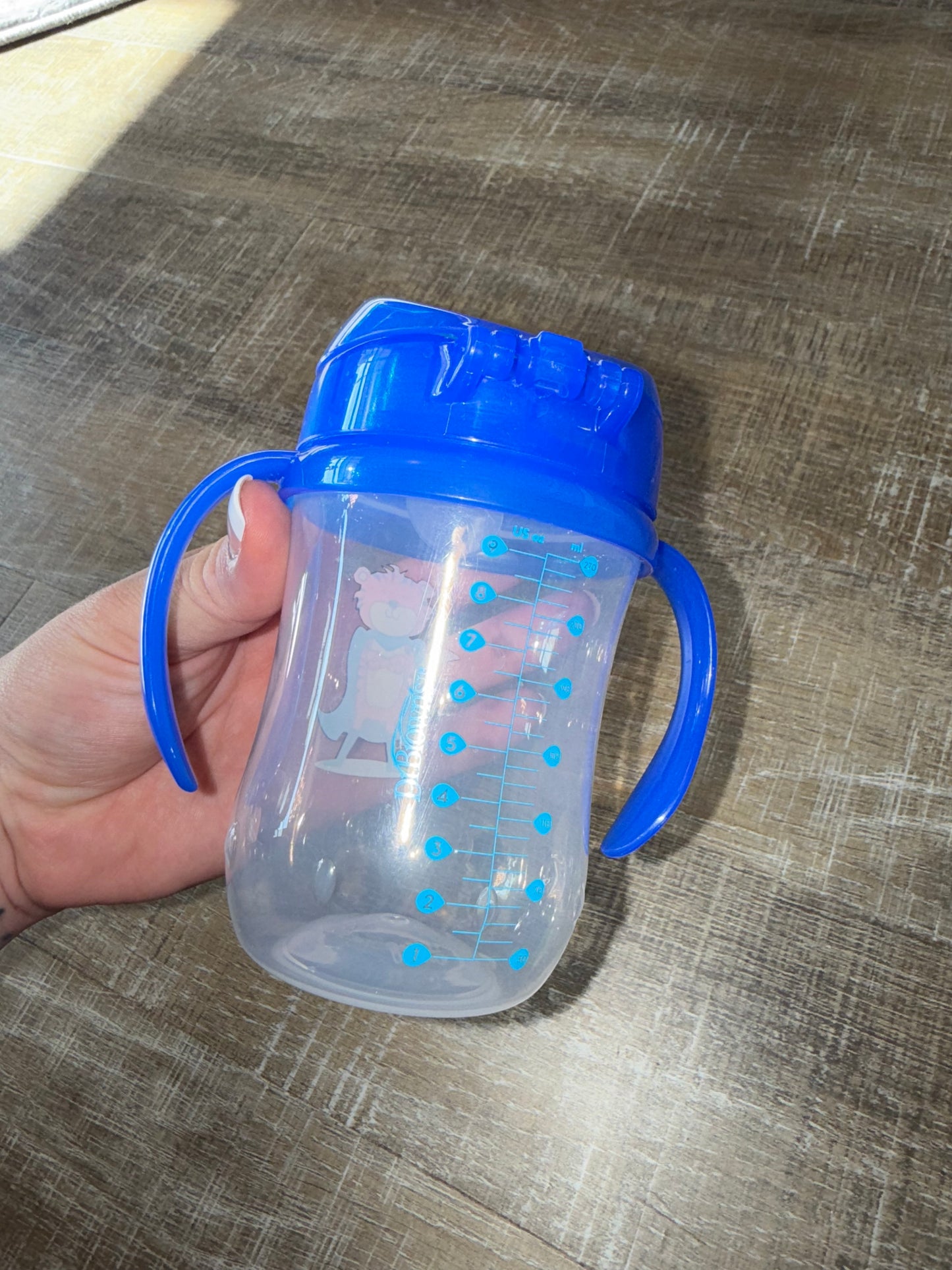 Tiger Themed Plastic Sippy Cup with Handles