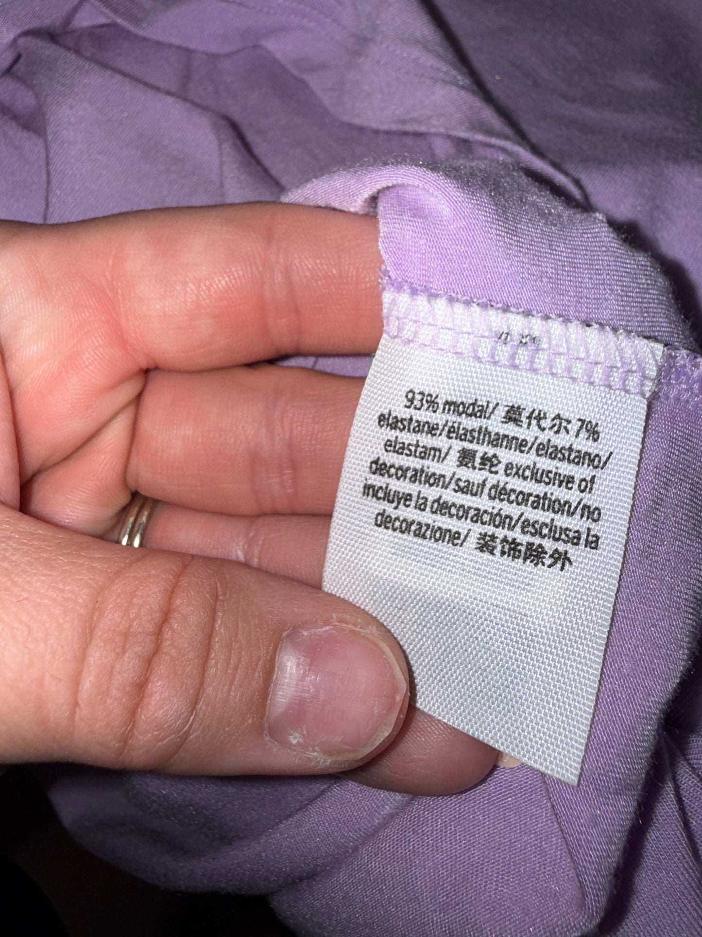 PINK Victoria's Secret (Small) Super Soft Purple Sleepwear Tank Top