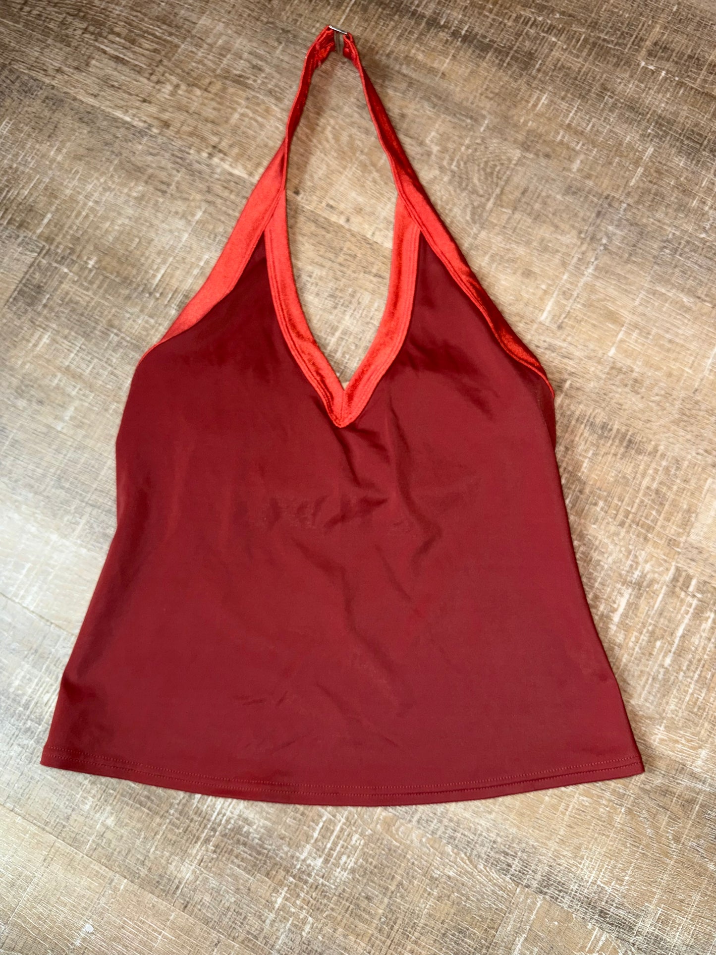 Victoria's Secret (Medium) Burnt Orange Tankini Swimwear Top