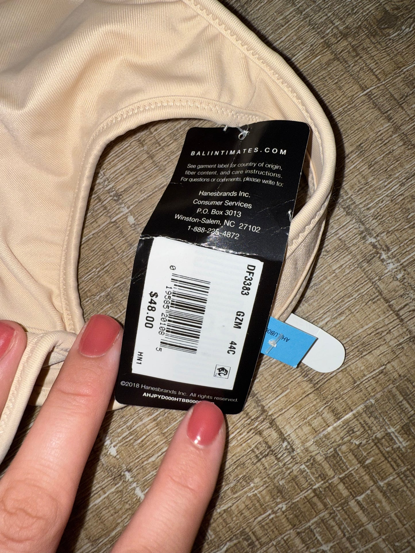 NWT Bali (44C) Brand New Tan Bra