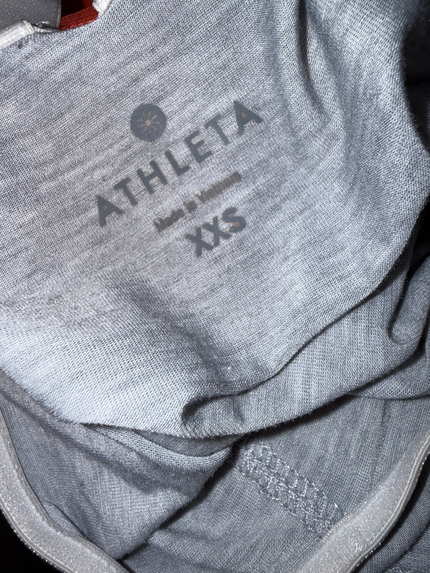 Athleta (XXS) Grey Racerback Tank Top