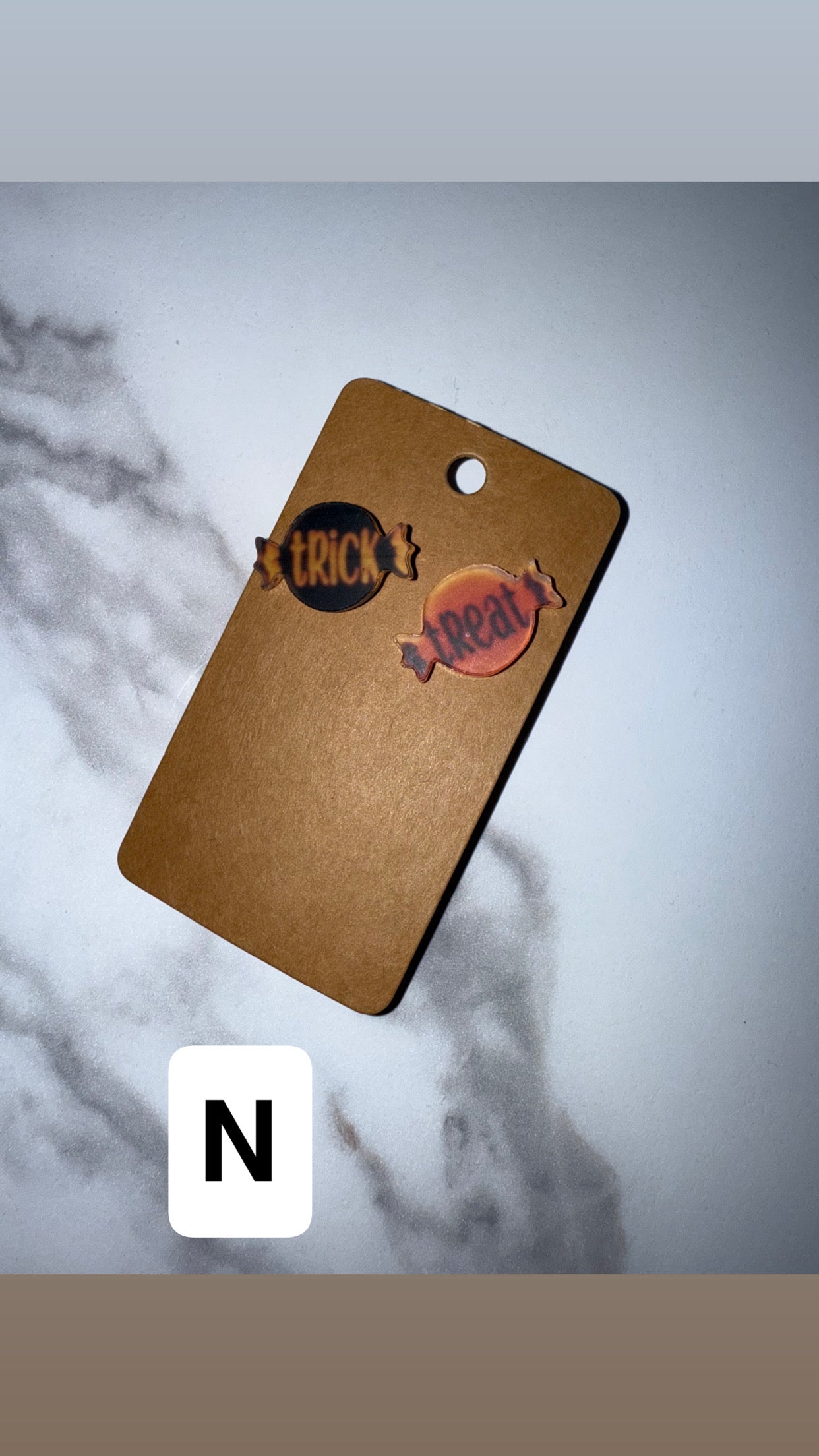 1 Pair of Halloween Earrings (BRAND NEW)