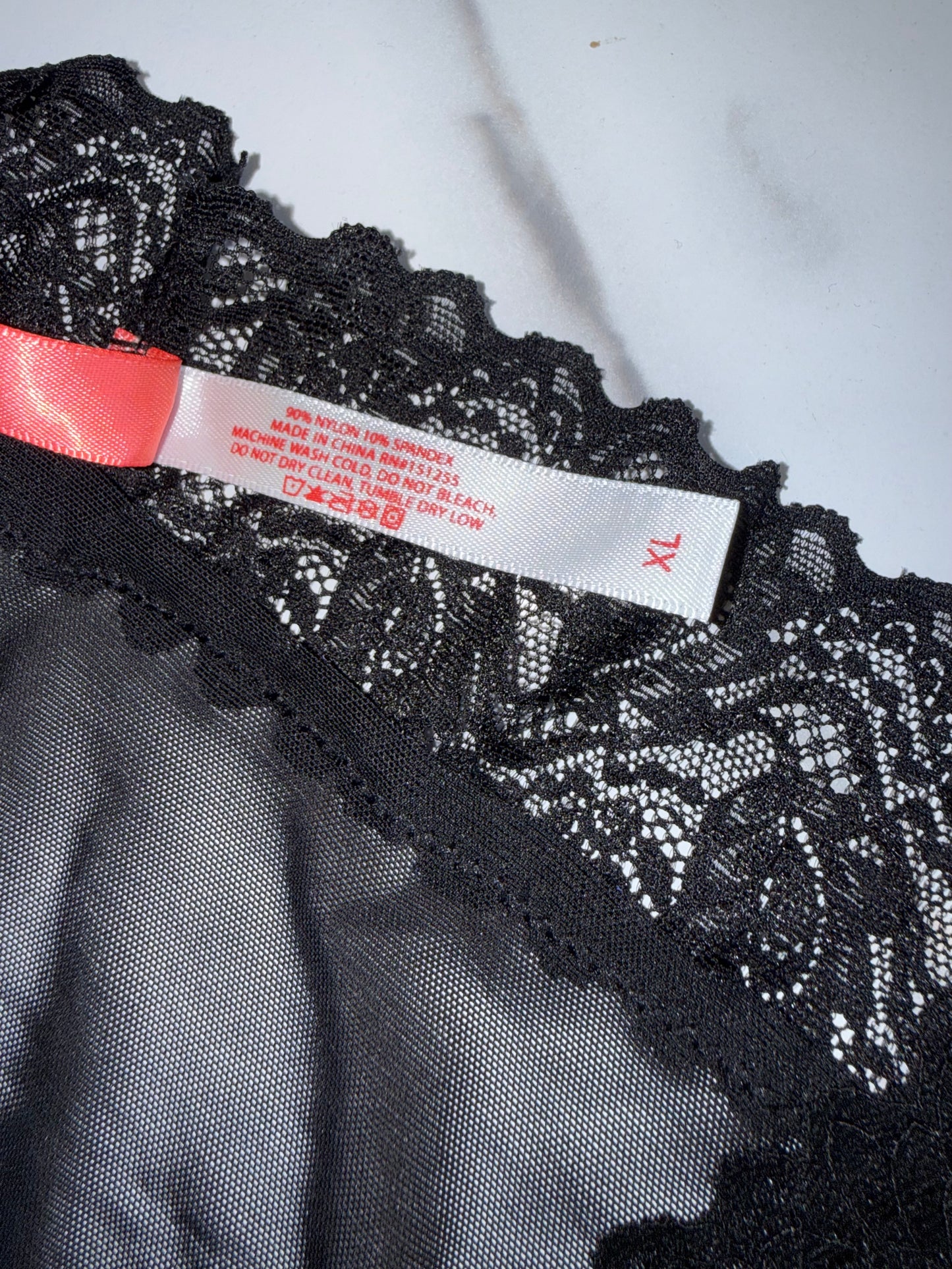 NWT Splendies (XL) Brand New Blue Undies with Black Lace