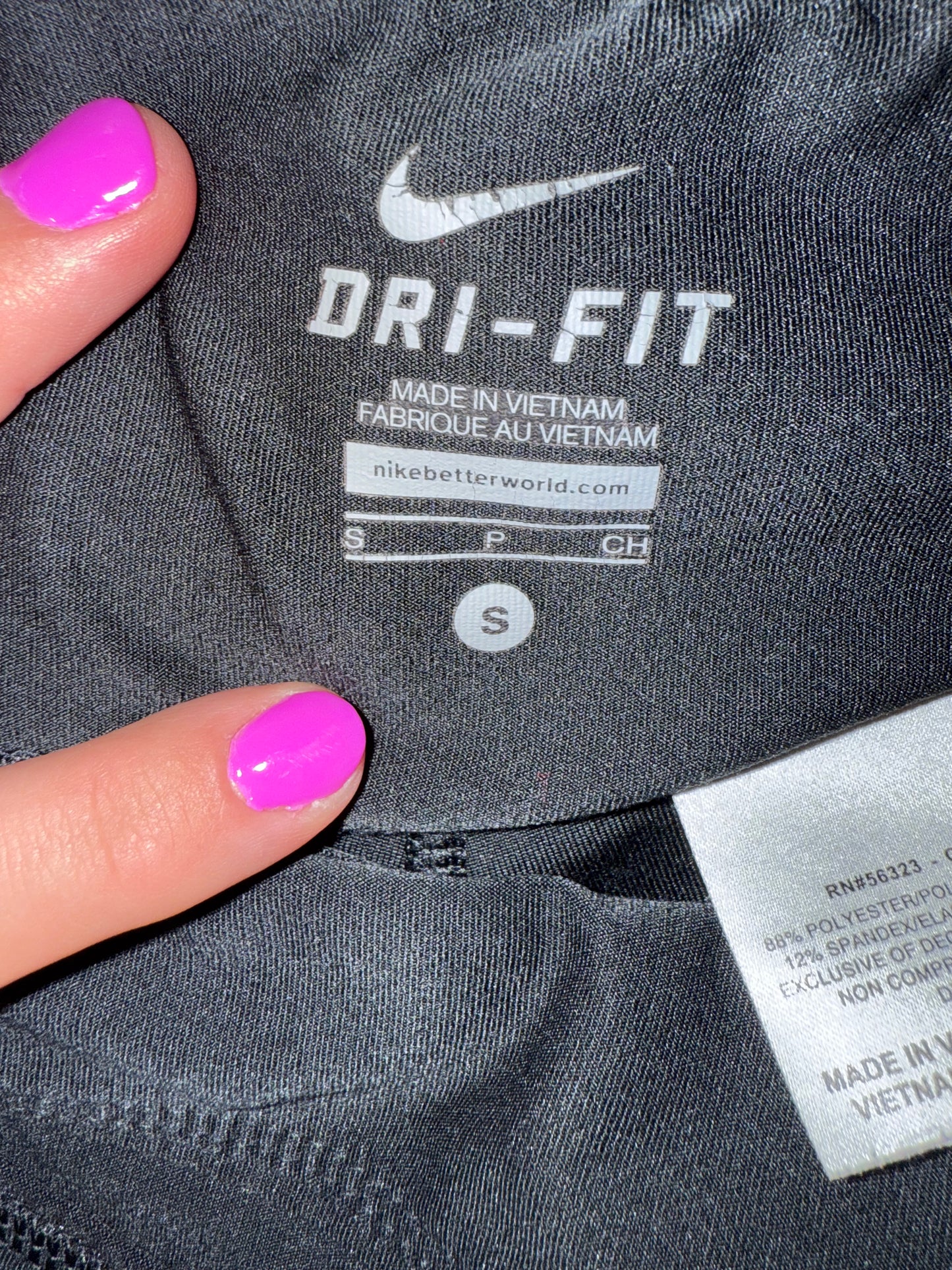 Nike (Small) Black Dri-Fit Capris Leggings