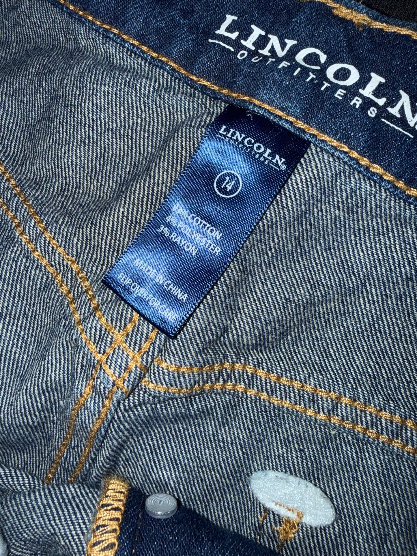 NWT Lincoln Outfitters (14) Brand New High Rise Denim Jean Shorts