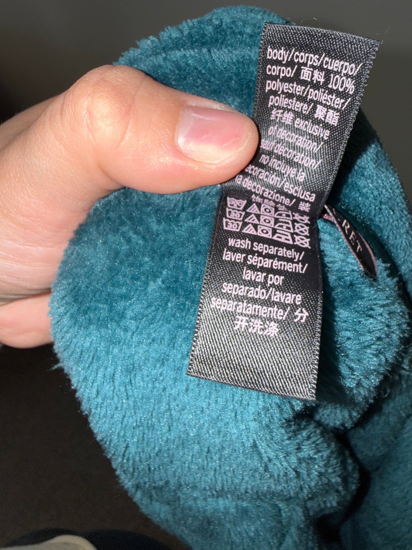Victoria's Secret (XS) Teal Plush Robe