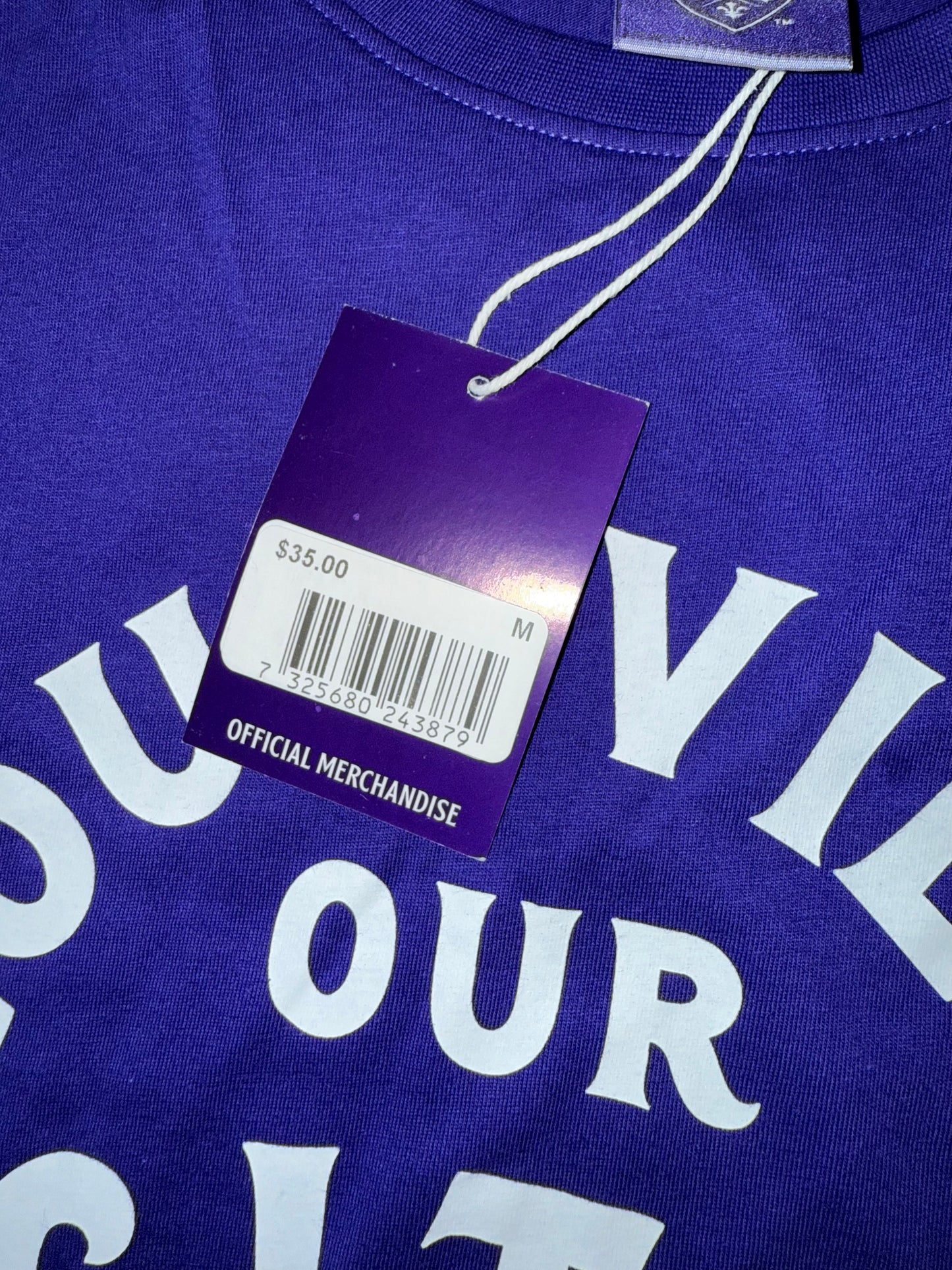 NWT Louisville (Medium) Brand New Purple Louisville City Football Club T-Shirt