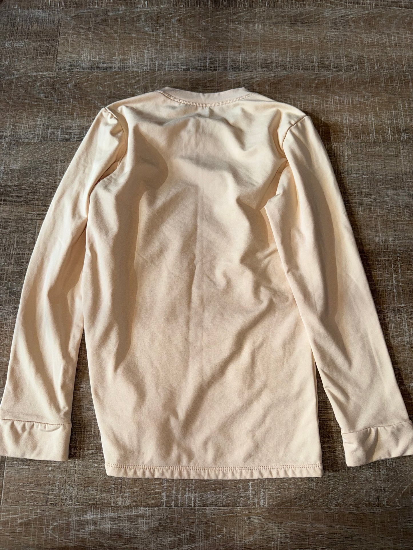 The North Face (6) Super Soft Tan Long Sleeve High Neck Top
