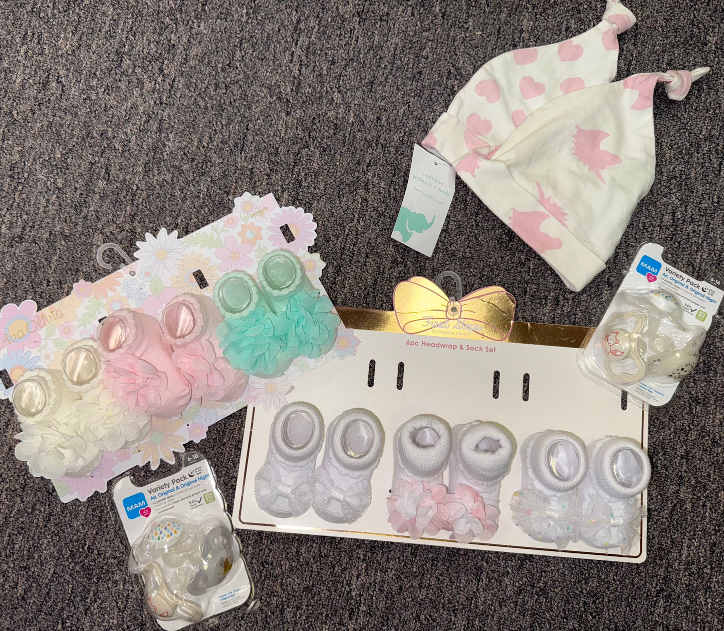 Brand New Baby (0-6 months) Accessory BUNDLE SET