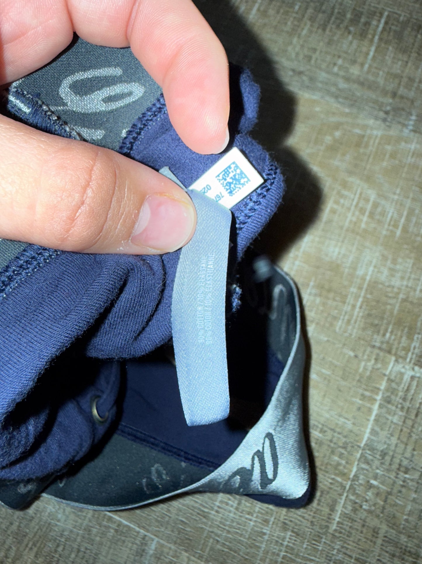aerie (Small) Navy Blue Tied V-Neck Sports Bra