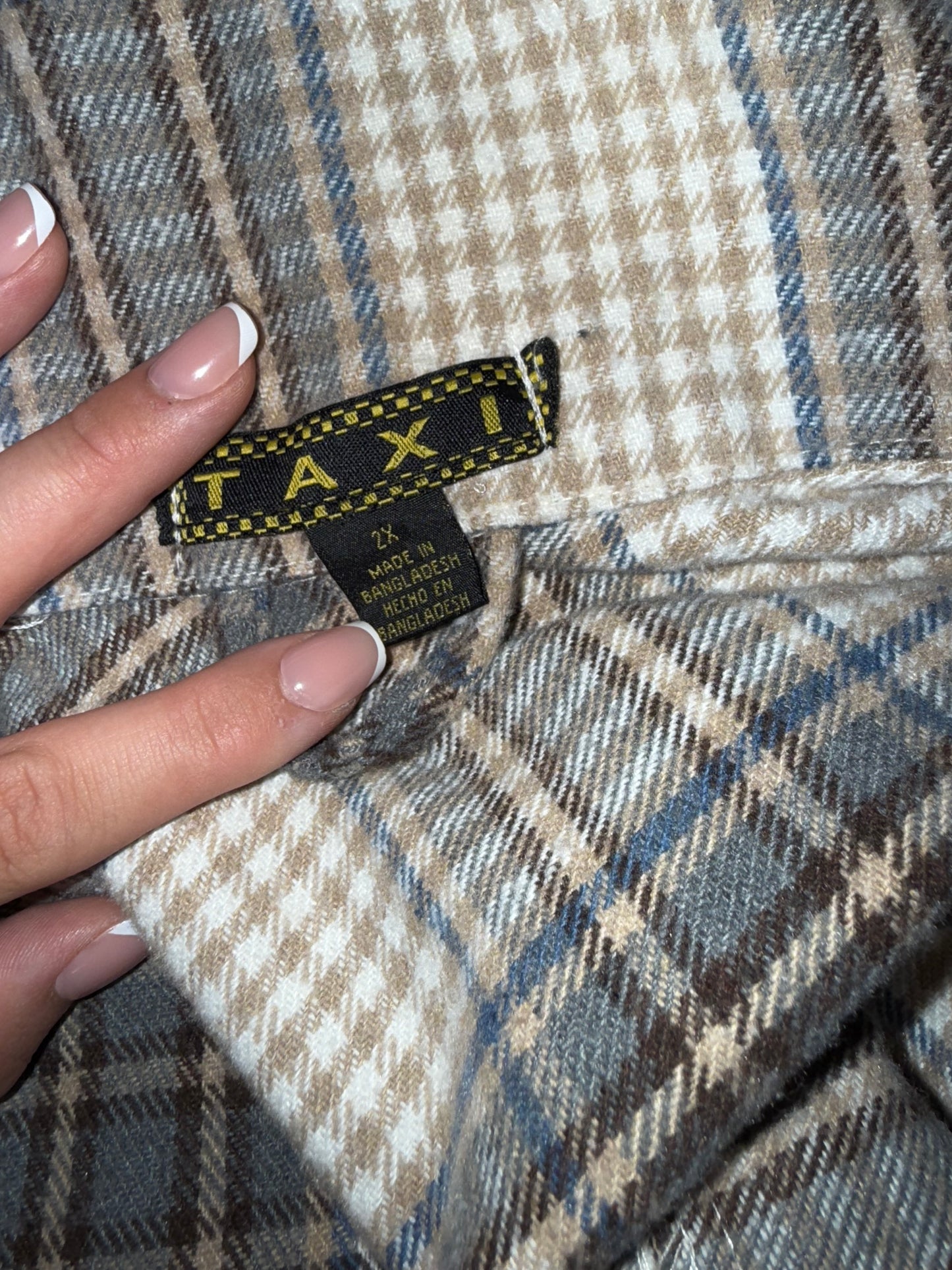 Taxi (2X) Neutral Good Quality Flannel