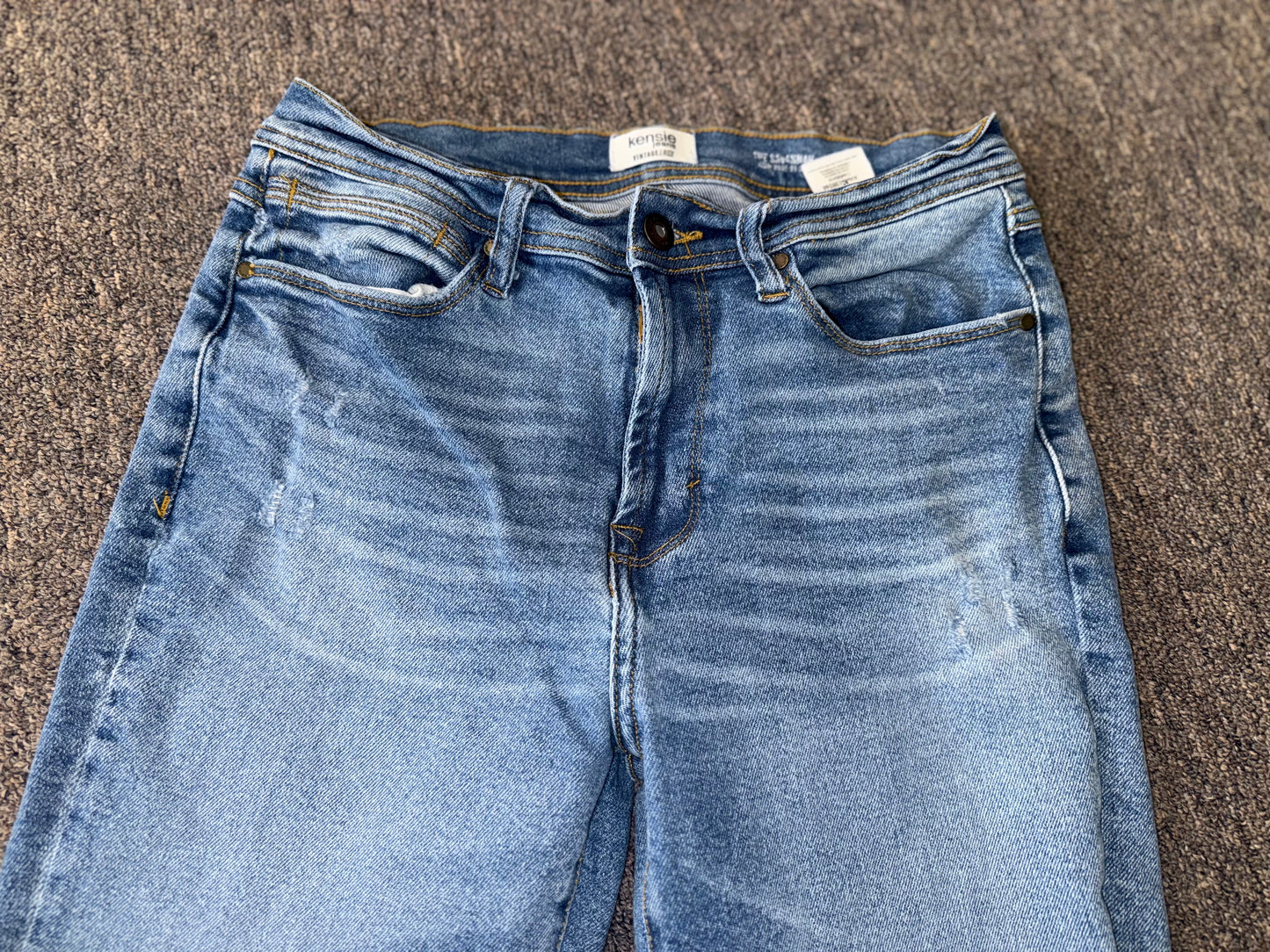 Kensie Jeans (8) The Savannah High Rise Flare Denim Vintage Luxe Jeans