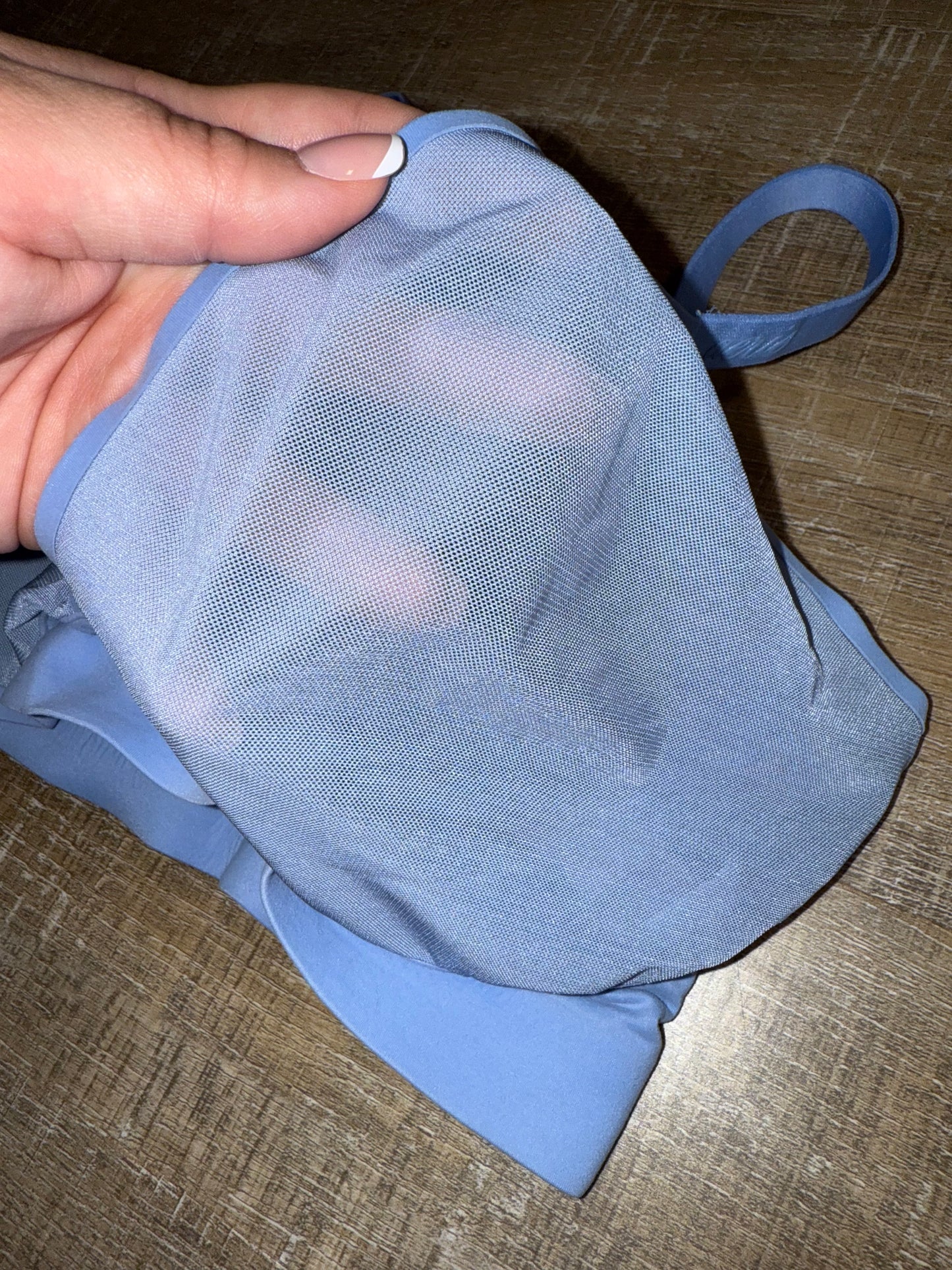 Smoothiez by Aerie (XL) Blue Sheer Bralette